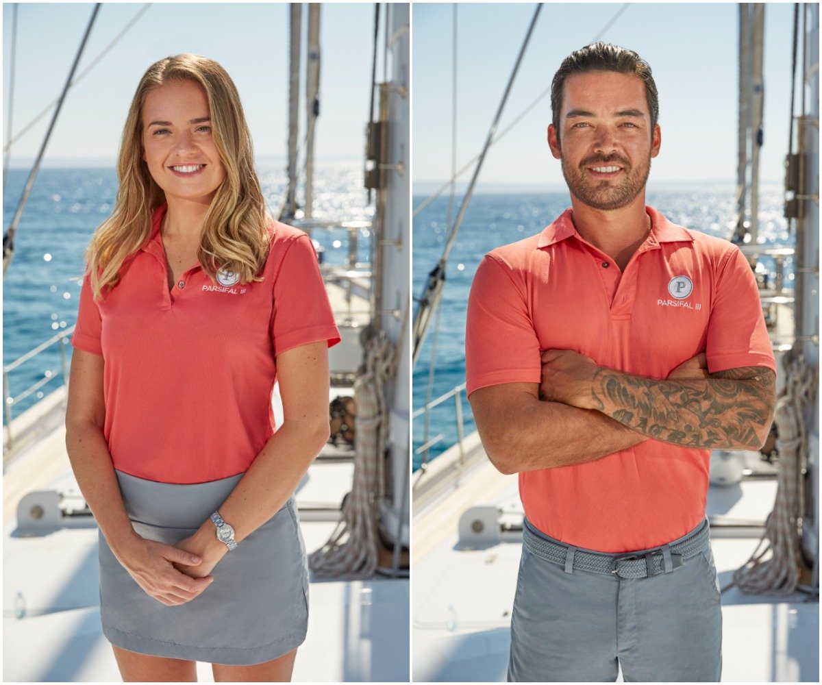 Below Deck Sailing Yacht Season 2 cast photos of Daisy Kelliher and Colin Macrae