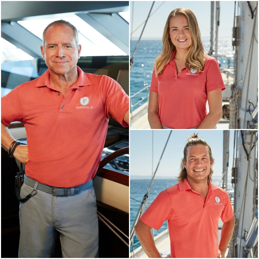 Below Deck Sailing Yacht Season 2 crew cast photos of Captain Glenn Shephar...