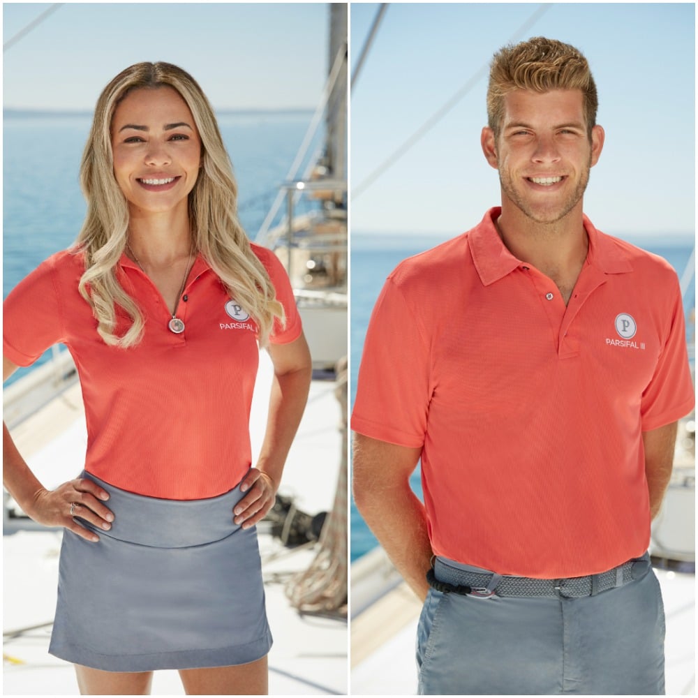 Below Deck Sailing Yacht Season 2 cast photos of Dani Soares and Jean-Luc Cerza-Lanaux 