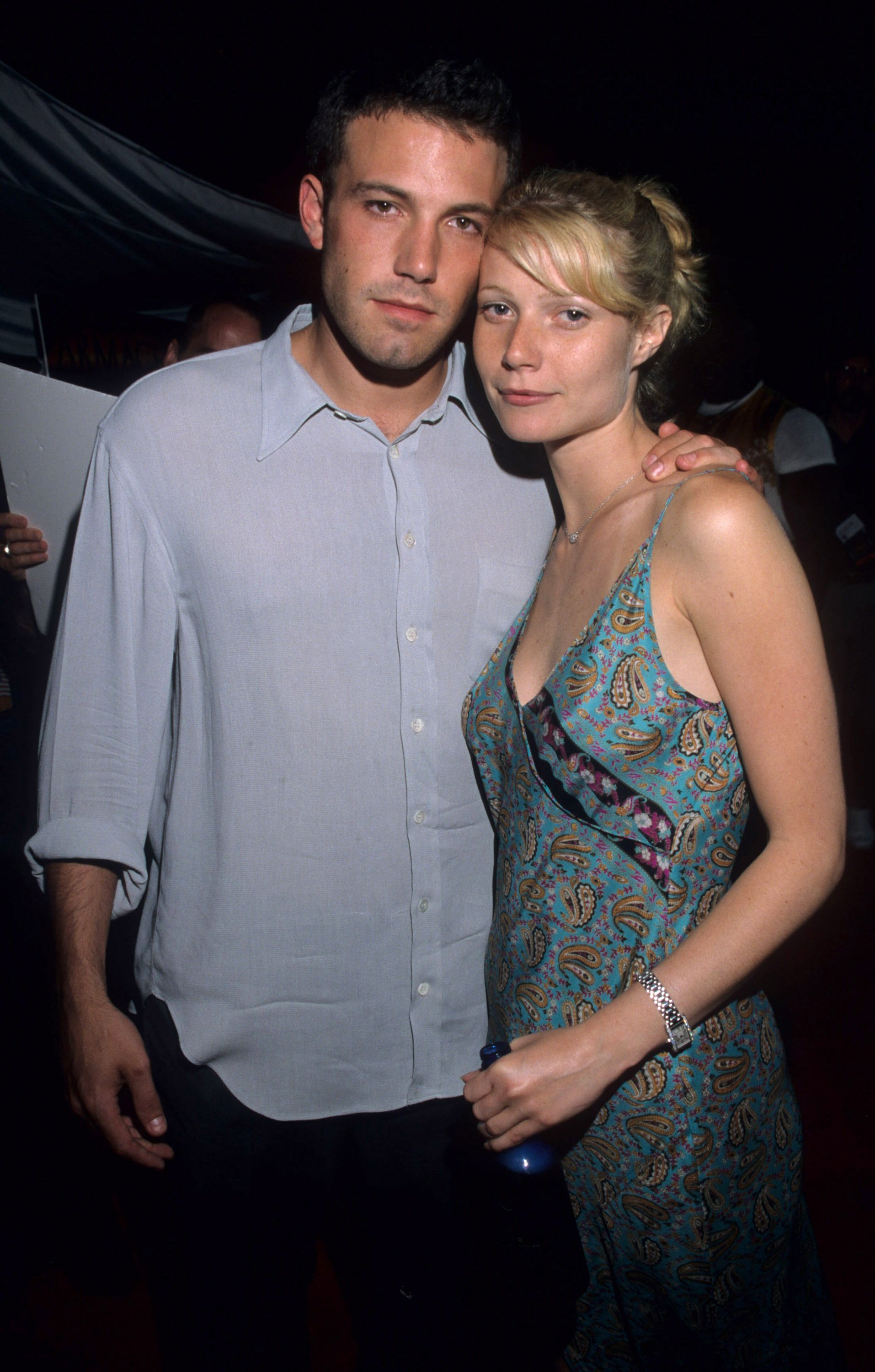 Ben Affleck and Gwyneth Paltrow at the premiere of 'Armageddon' 