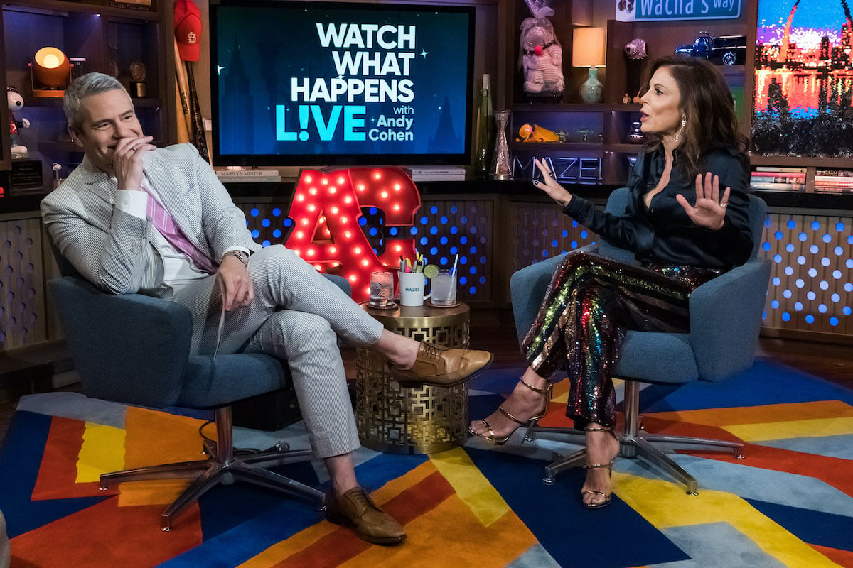 Andy Cohen and Bethenny Frankel on WWHL