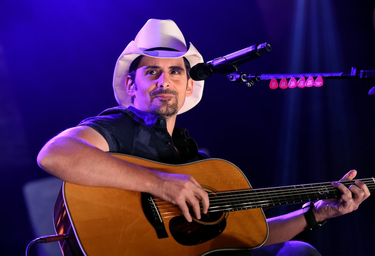 Brad Paisley performs onstage during iHeartCountry Live presented by Citi MasterPass at iHeartRadio Theater on November 11, 2016 in Burbank, California.