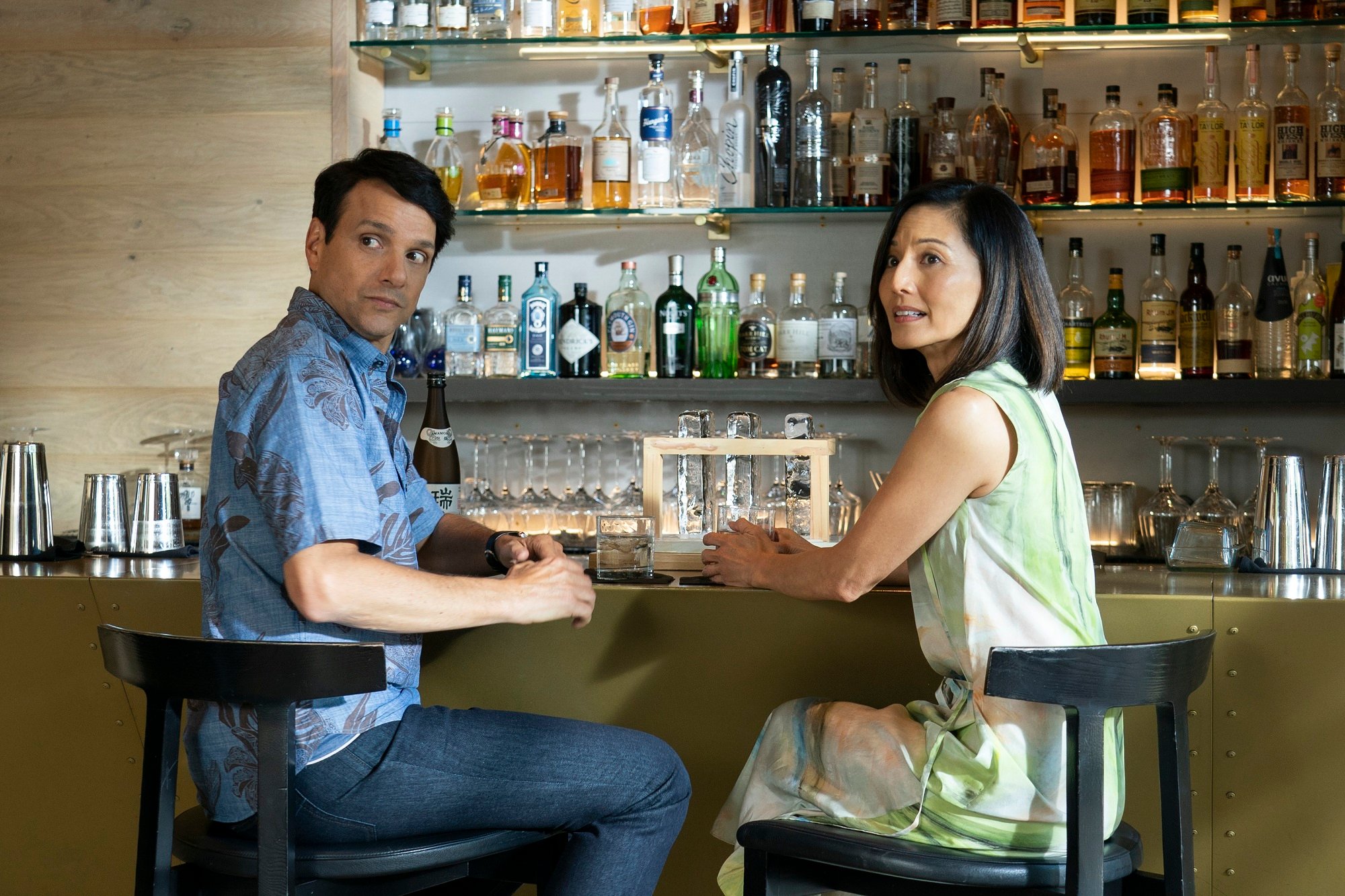 Cobra Kai: Daniel and Kumiko reunite at an Okinawa bar
