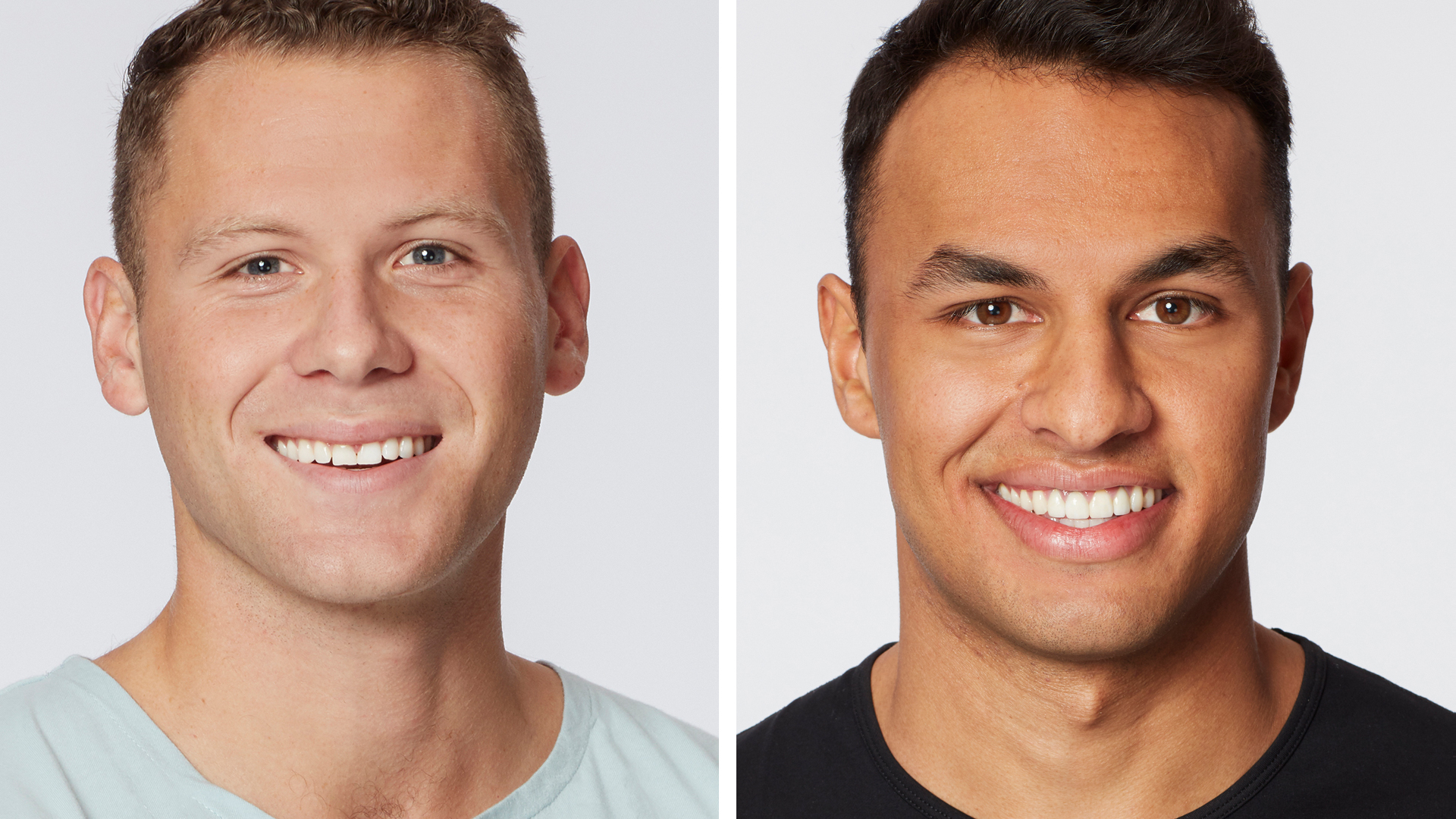 Headshots of Cody Menk and Aaron Clancy from ‘The Bachelorette’ Season 17