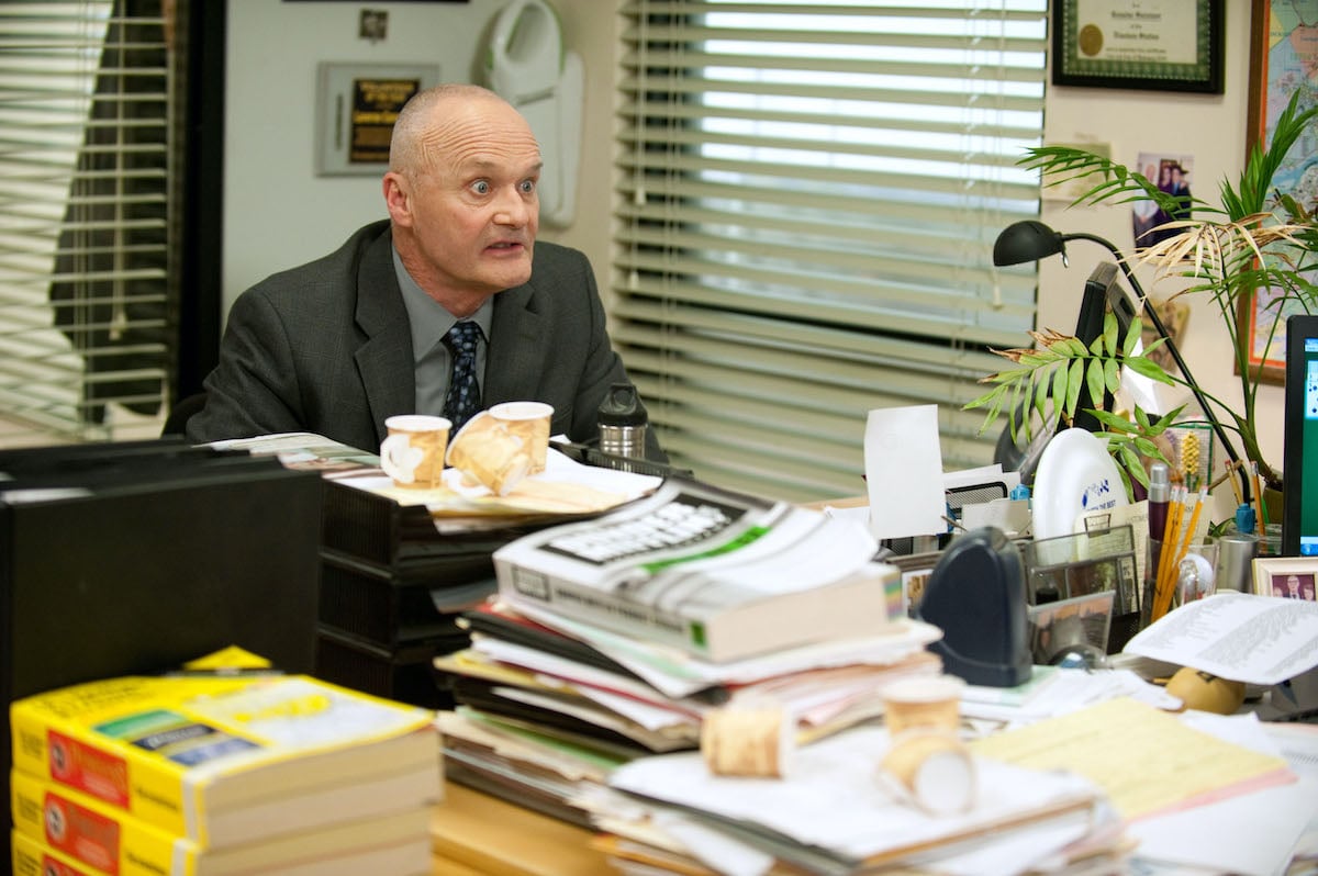 Creed Bratton on the set of the NBC comedy 'The Office'
