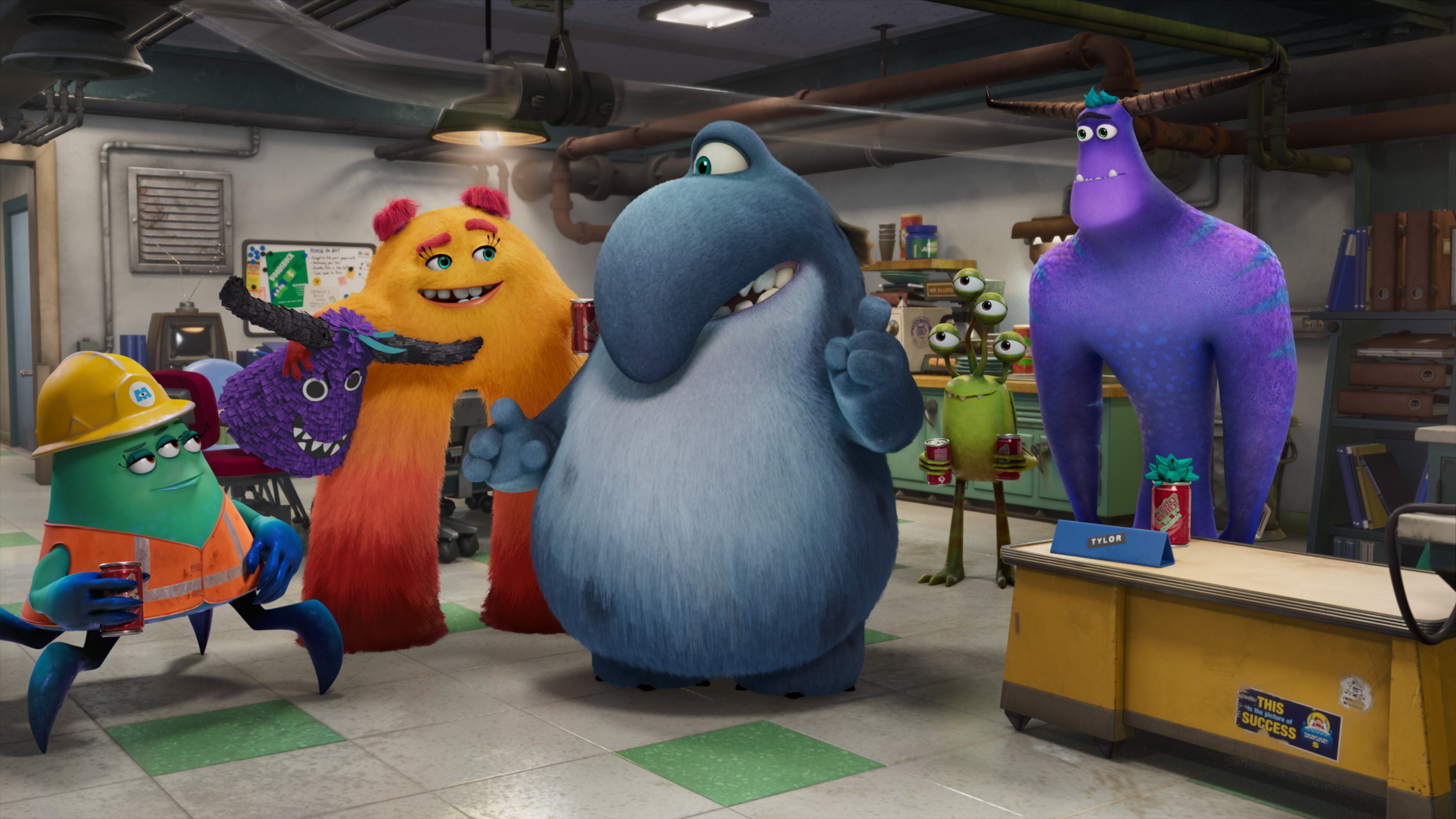 New characters from the Disney+ original series, 'Monsters at Work,' premiering on July 7
