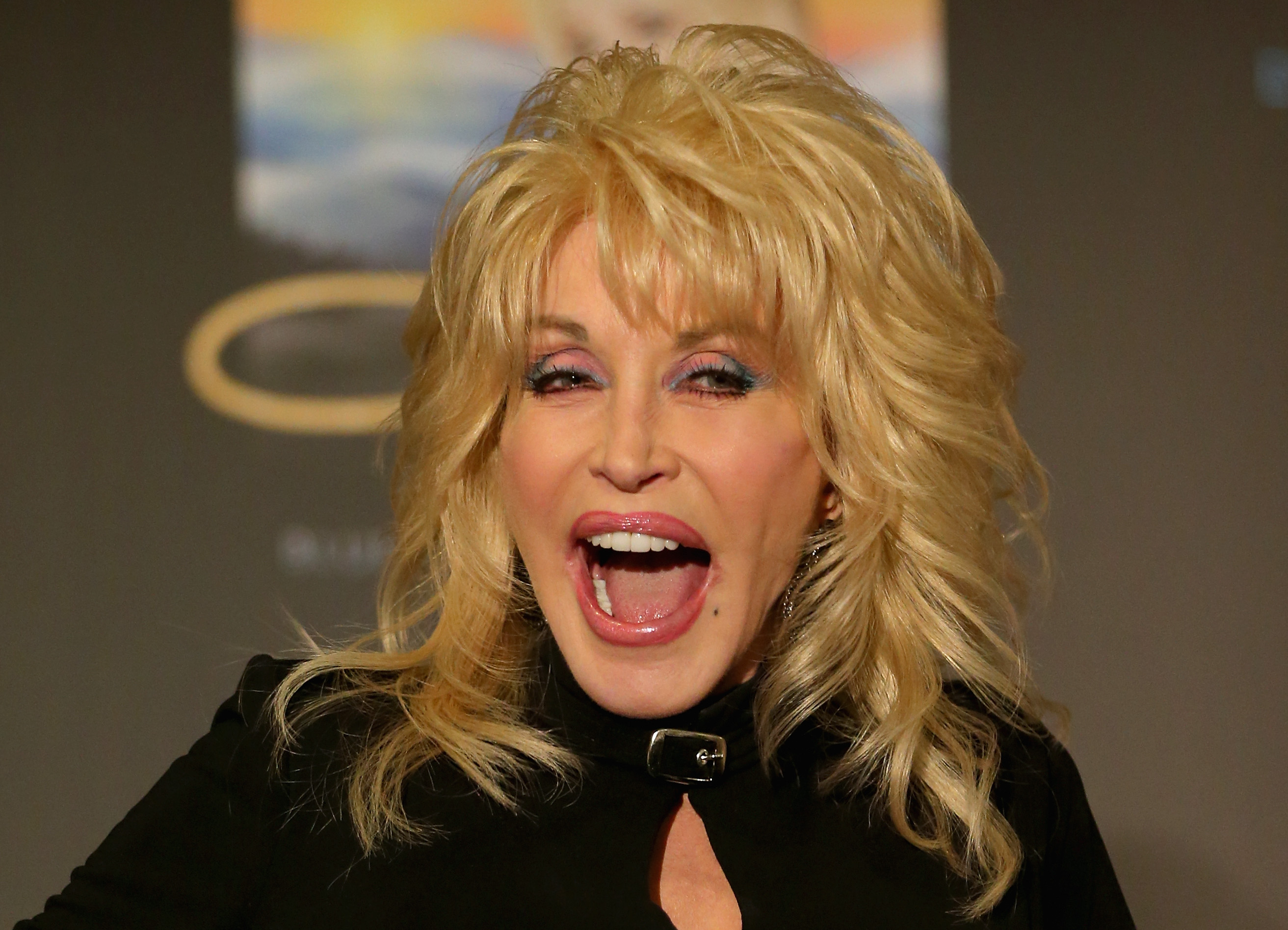 Dolly Parton speaks to the media during a press conference at Rod Laver Arena on February 11, 2014 in Melbourne, Australia.