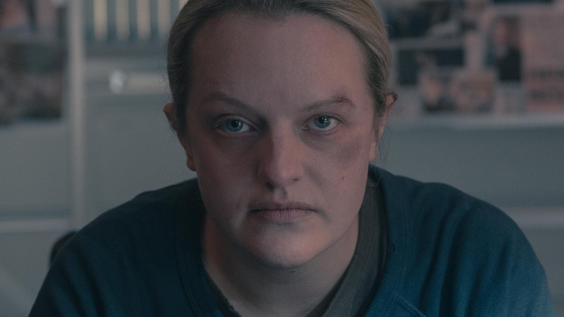 Close-up of Elisabeth Moss as June in ‘The Handmaid’s Tale’ Season 4 Episode 7, ‘Home’