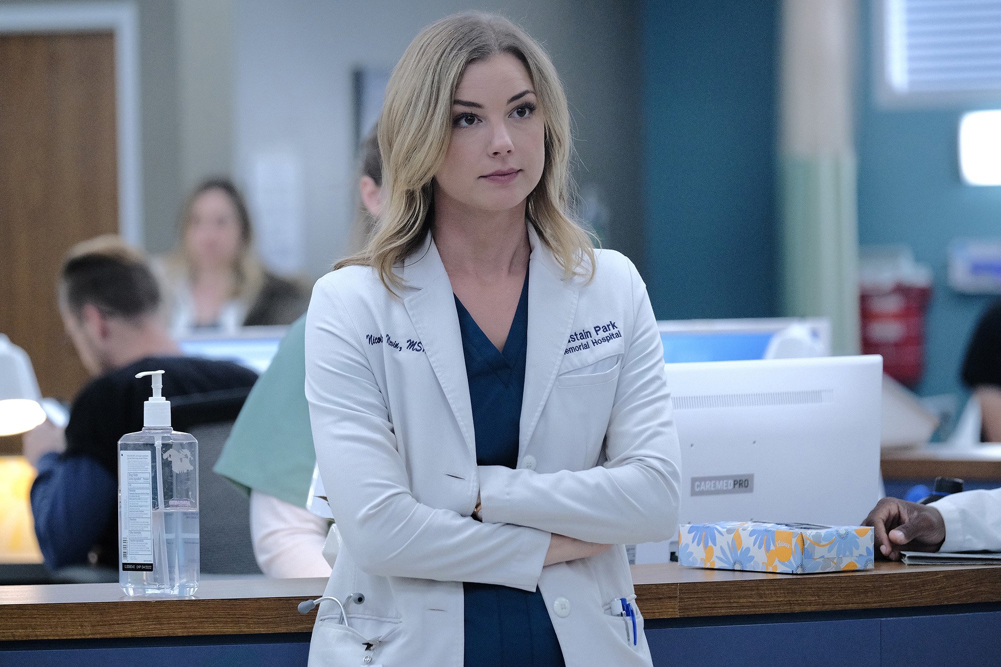 Emily VanCamp as Nic Nevin on 'The Resident'