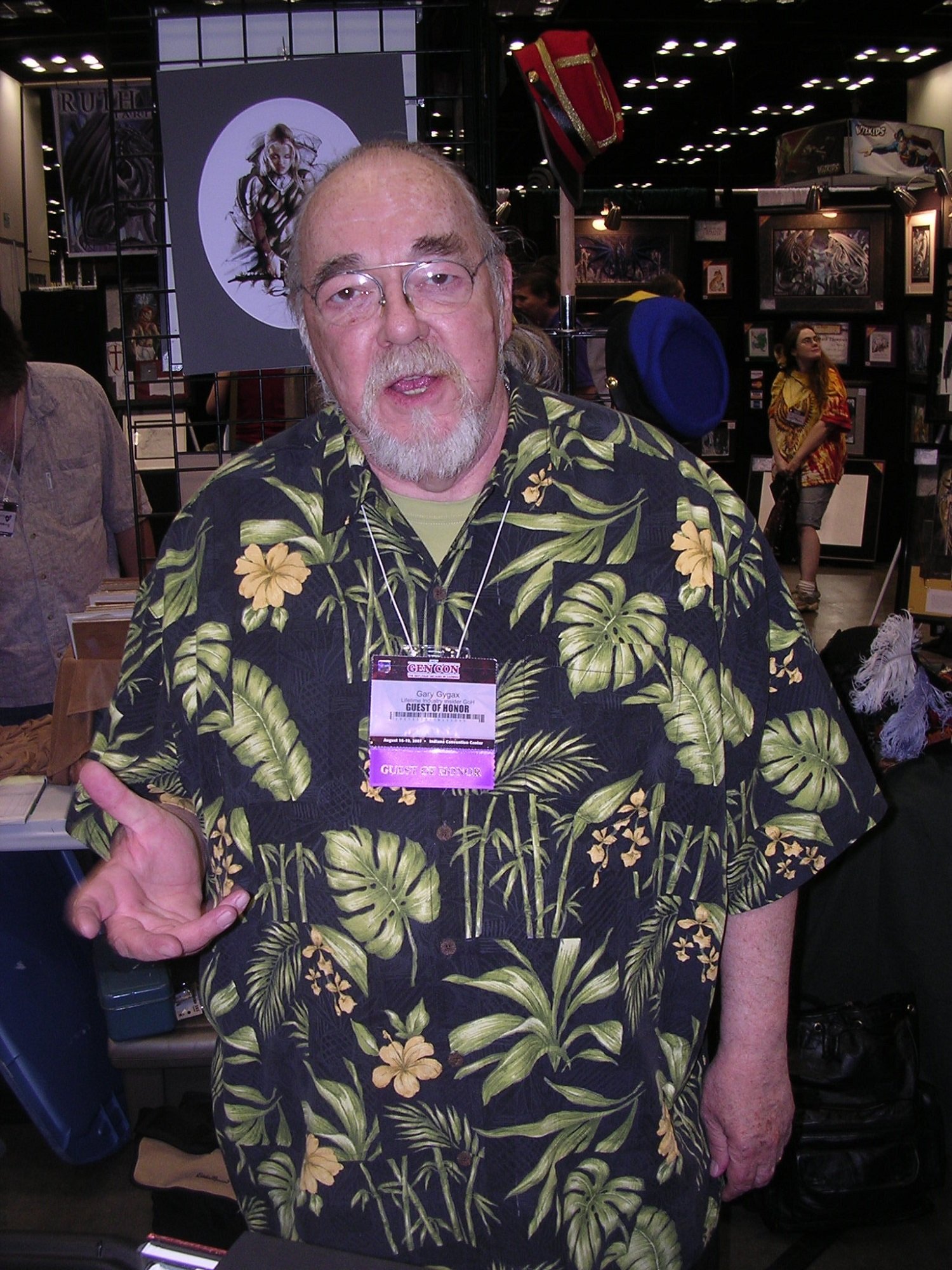 Gary Gygax, creator of DND and TSR at Gen Con Indy 2007