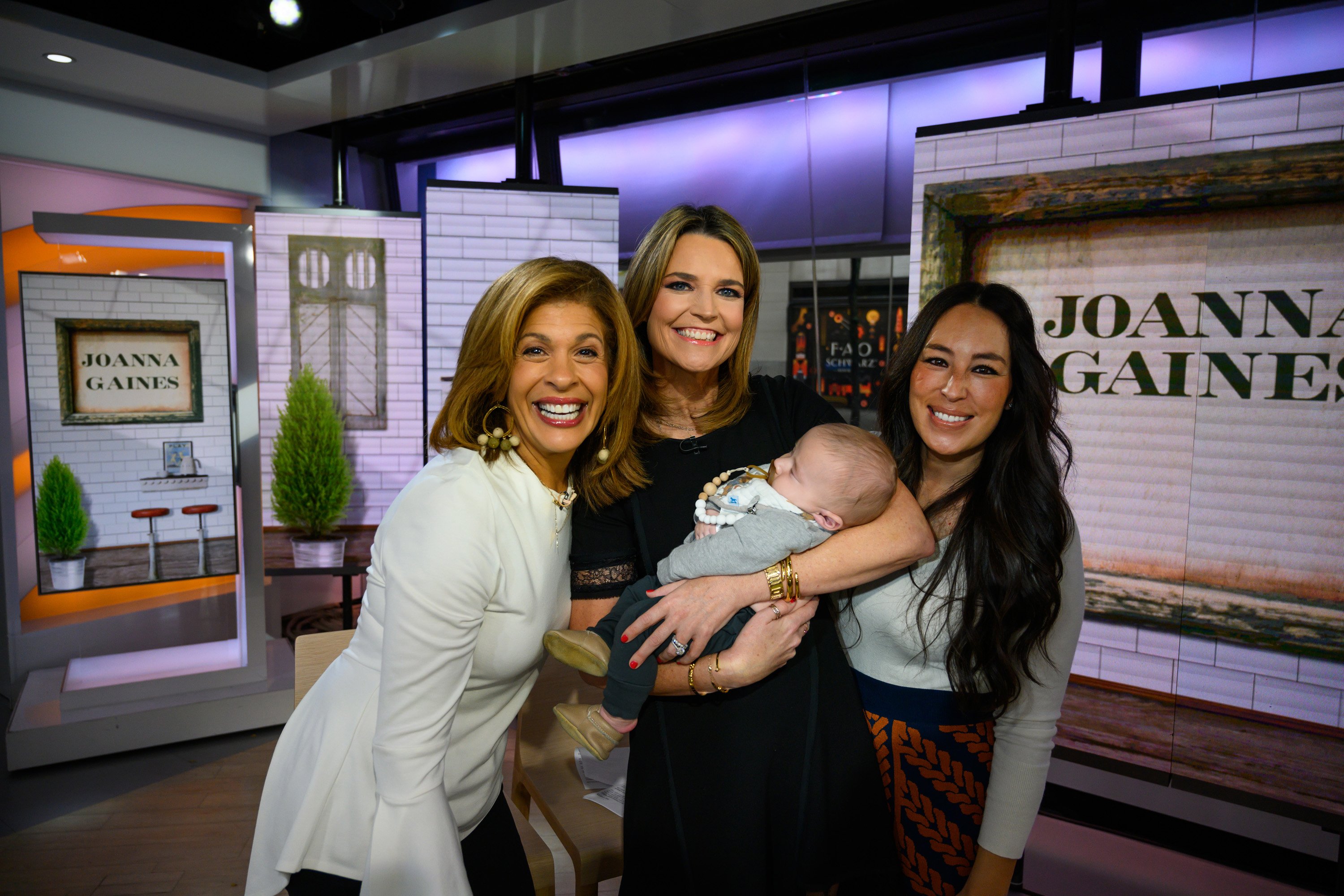 Hoda Kotb, Savannah Guthrie and Joanna Gaines on the 'Today' show 