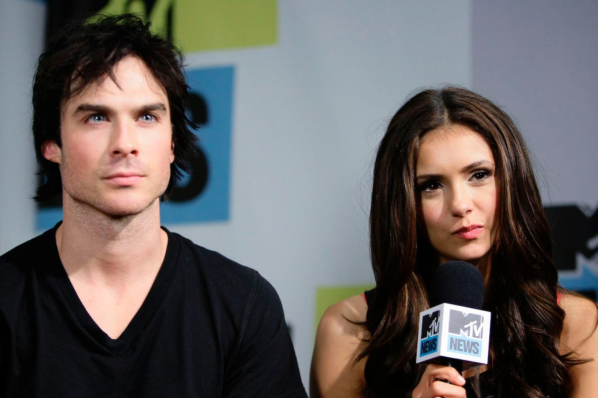 Ian Somerhalder and Nina Dobrev