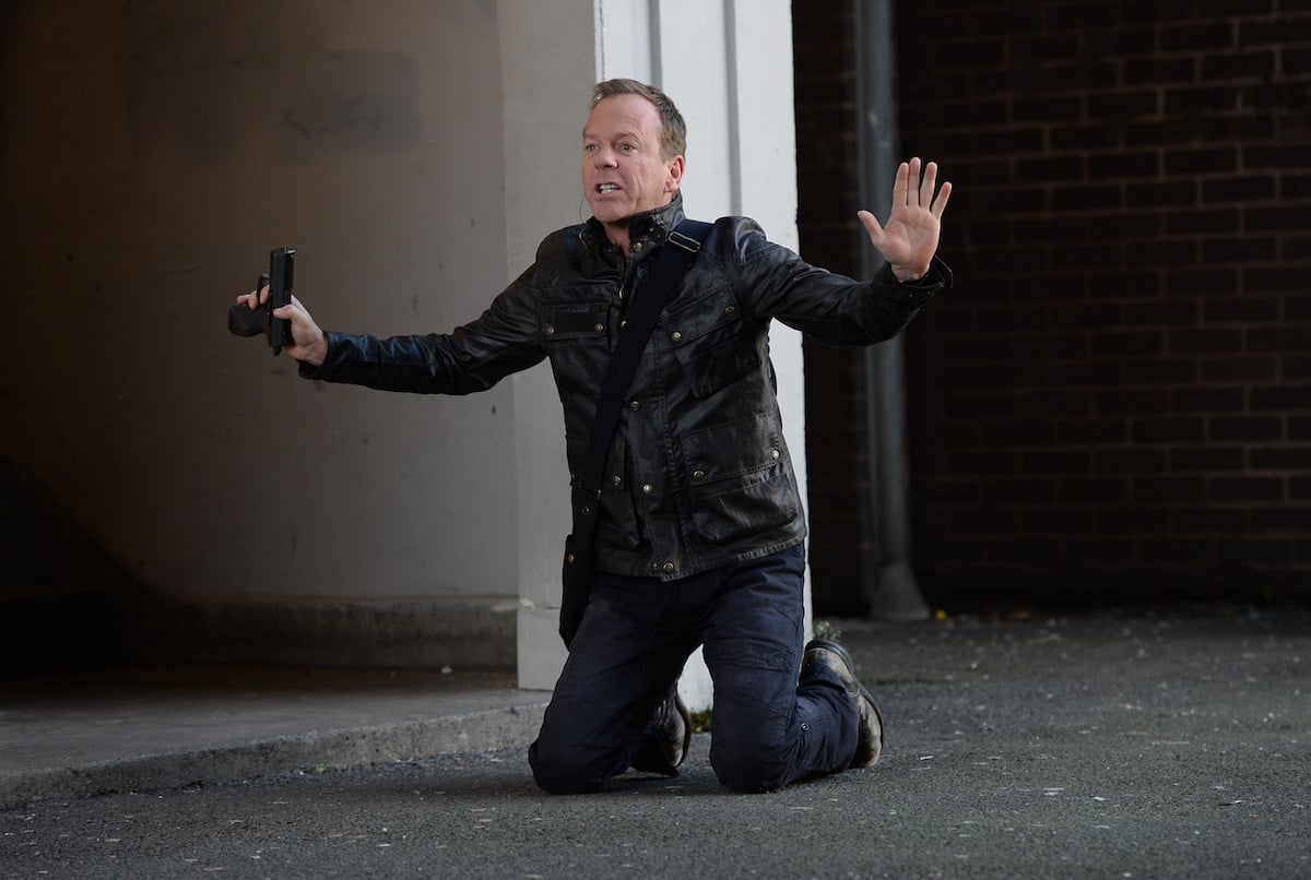 Kiefer Sutherland as Jack Bauer.