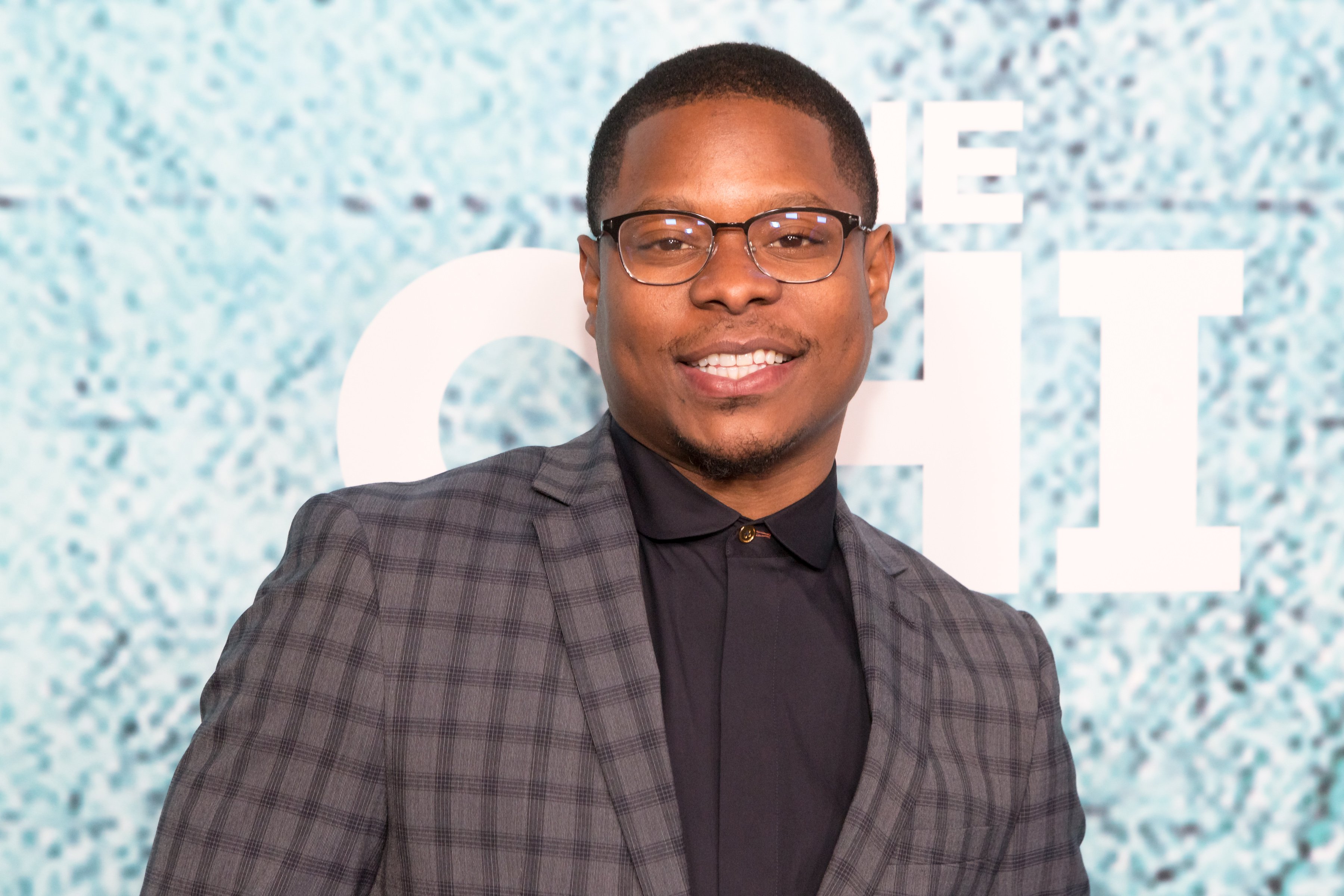 Jason Mitchell on the red carpet