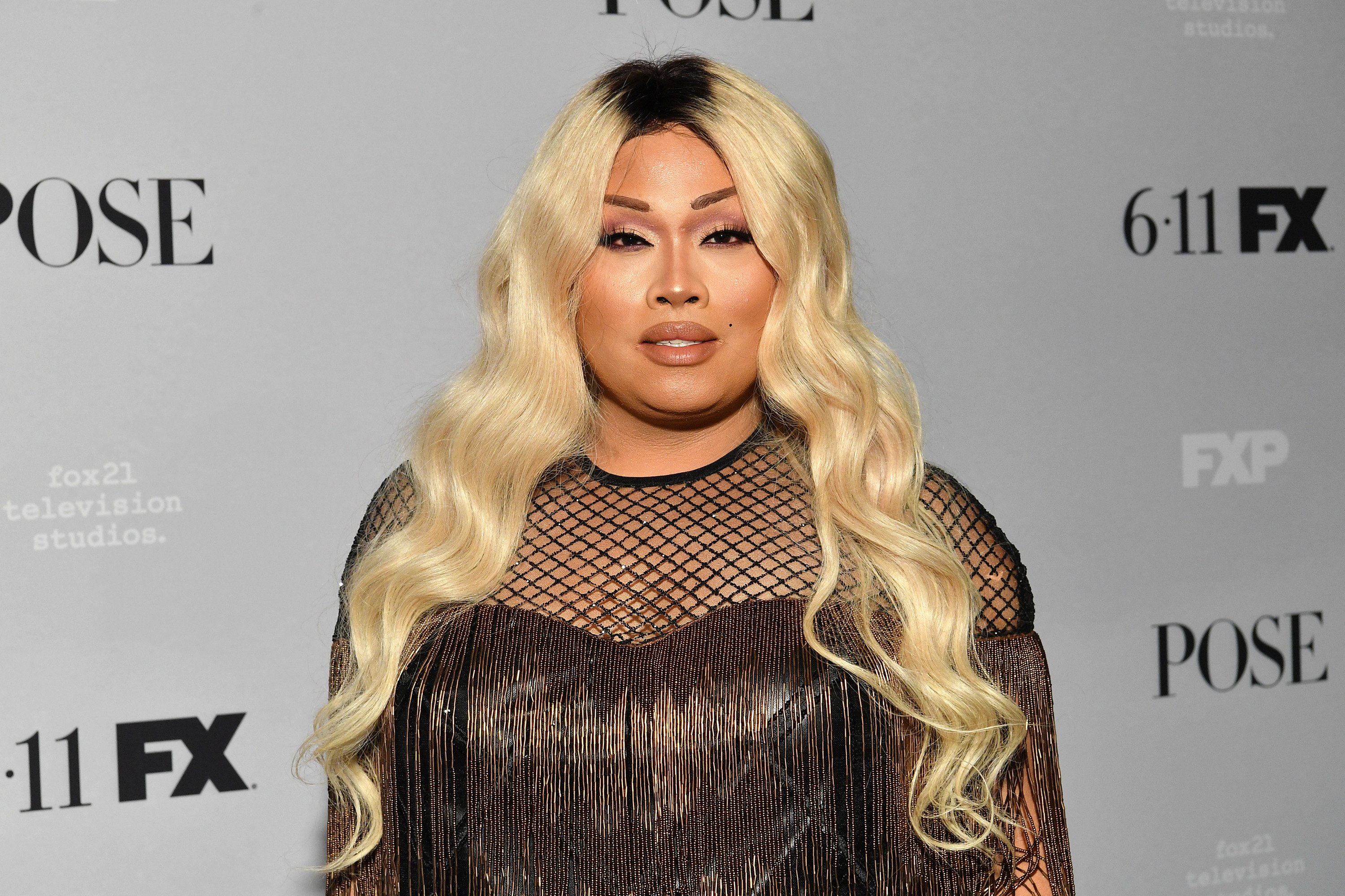 Bianca Castro attends FX Network's 'Pose' season 2 premiere with blonde hair