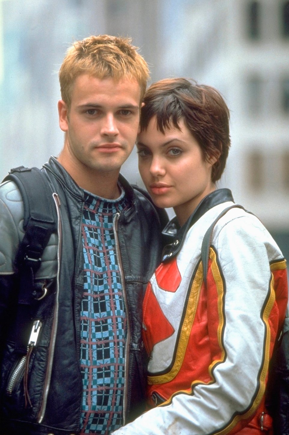 Jonny Lee Miller and Angelina Jolie