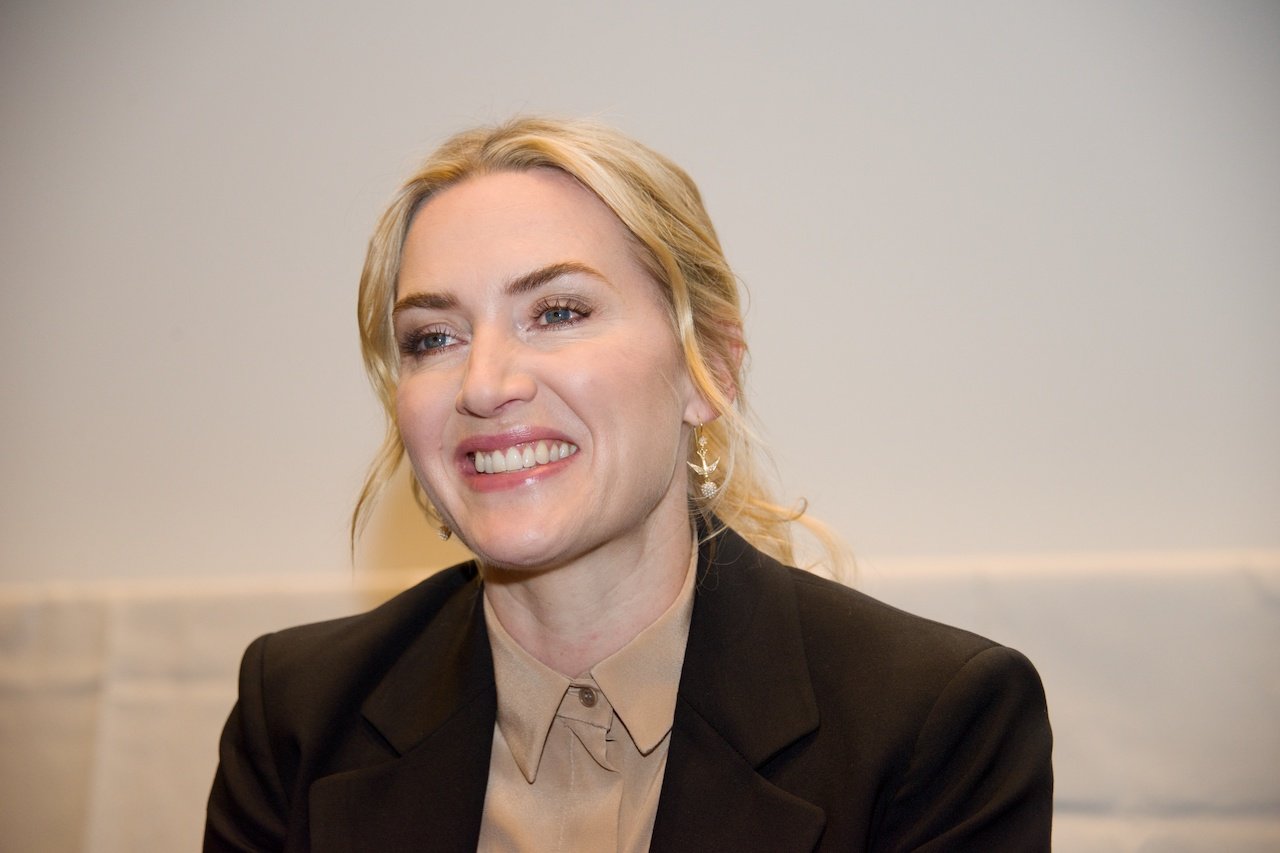 Kate Winslet at 'The Mountain Between Us' press conference at the SoHo Hotel on June 19, 2017 in London, England