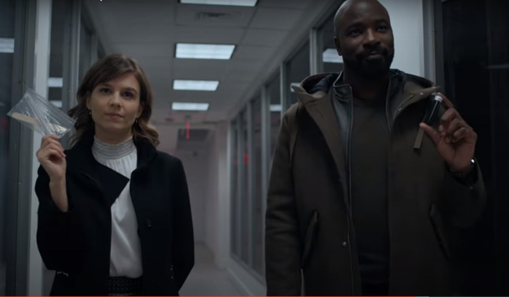 Katja Herbers and Mike Colter in 'Evil' season 2