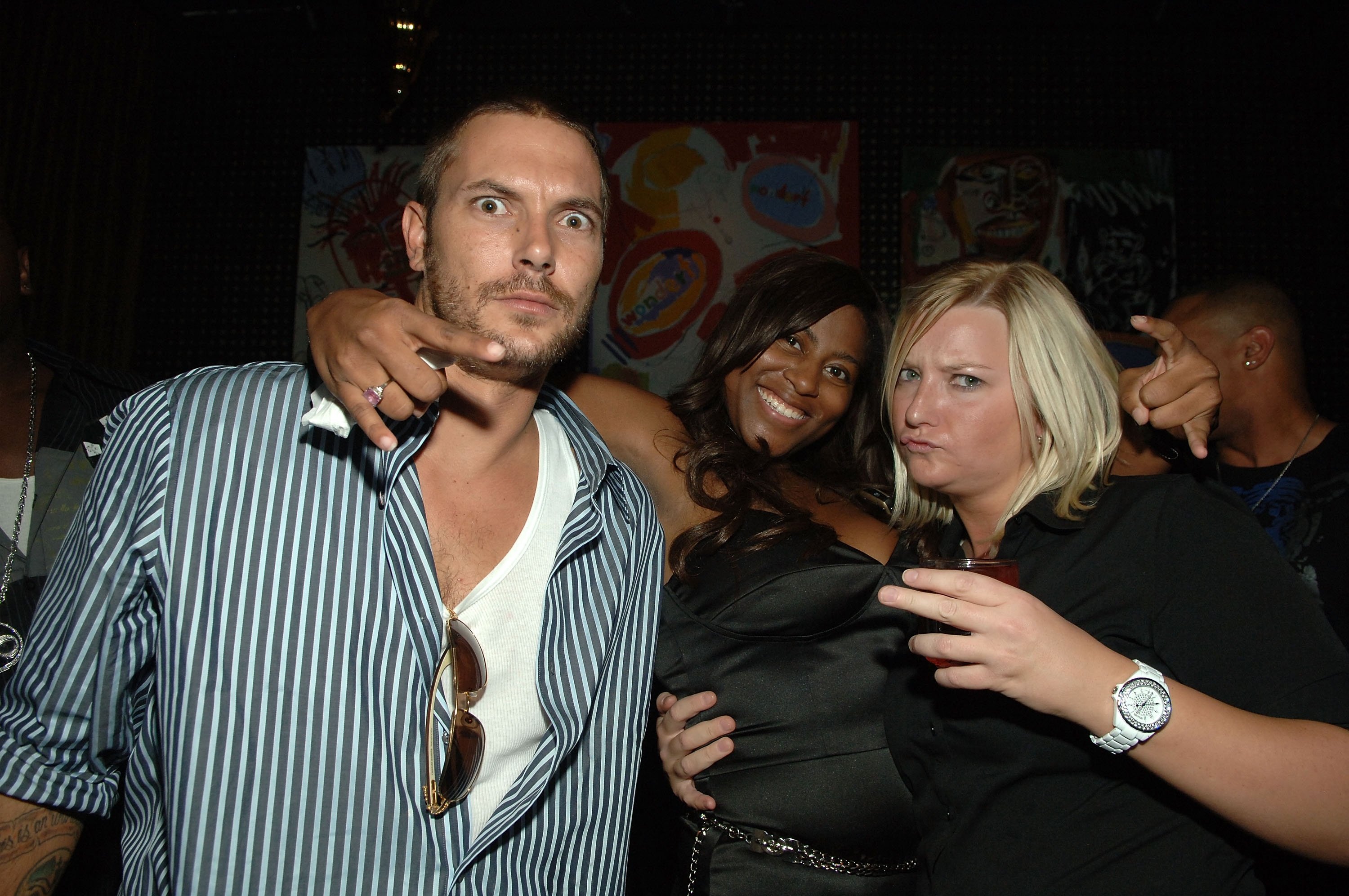 Kevin Federline and Shar Jackson celebrating the actors birthday in 2008