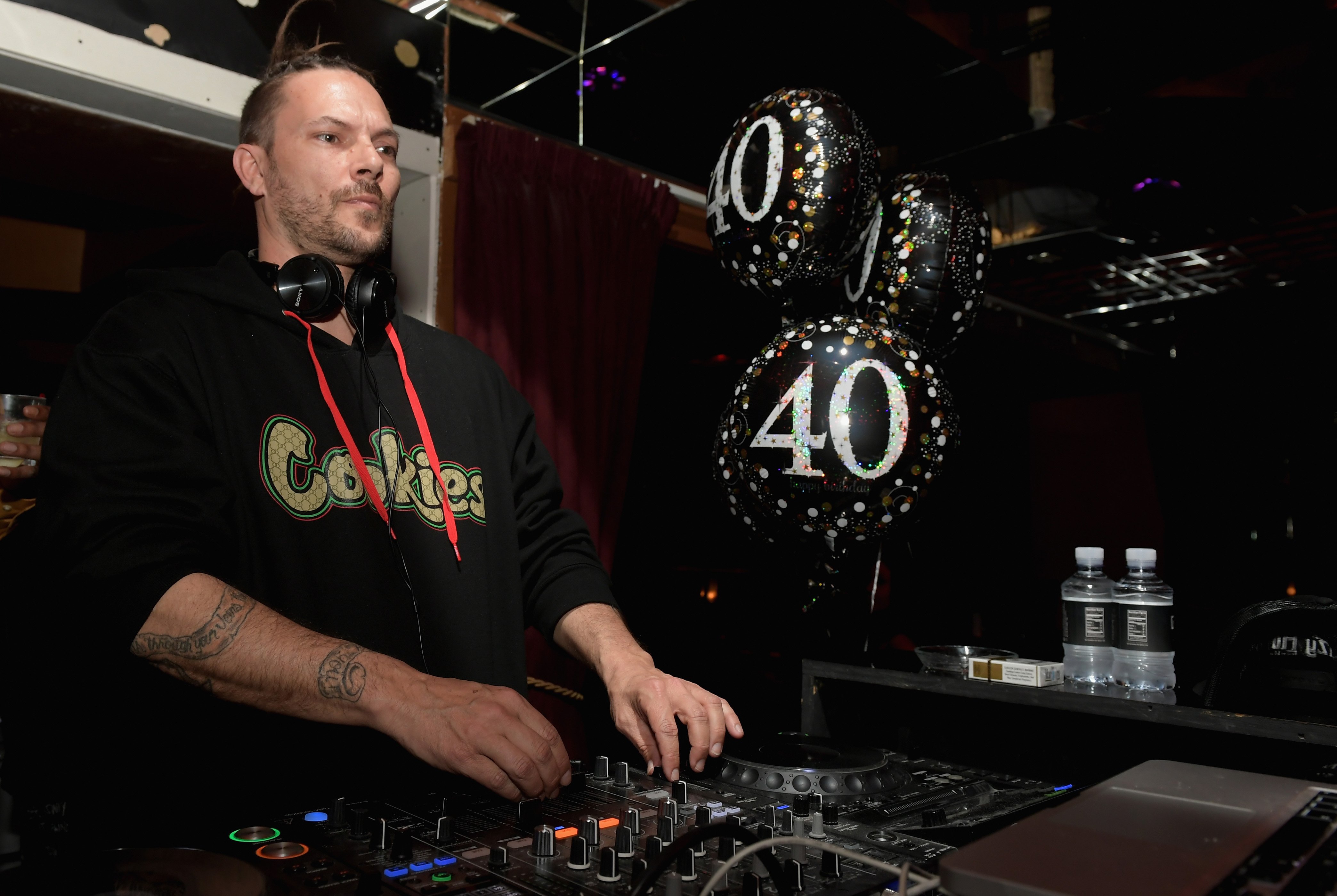 Kevin Federline performs as a DJ during his birthday celebration at the Crazy Horse III Gentlemen's Club