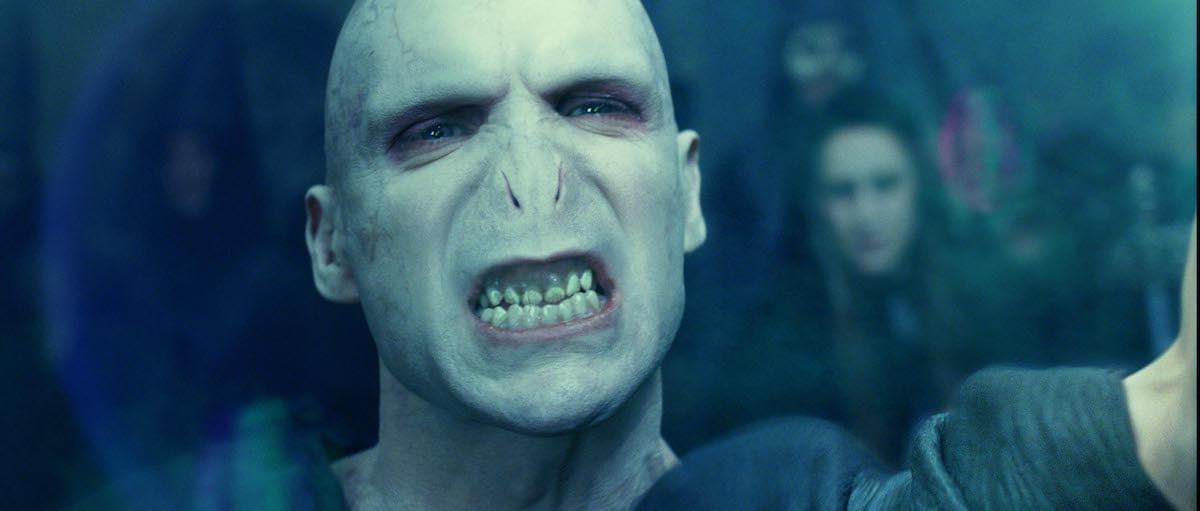 Ralph Fiennes as Lord Voldemort