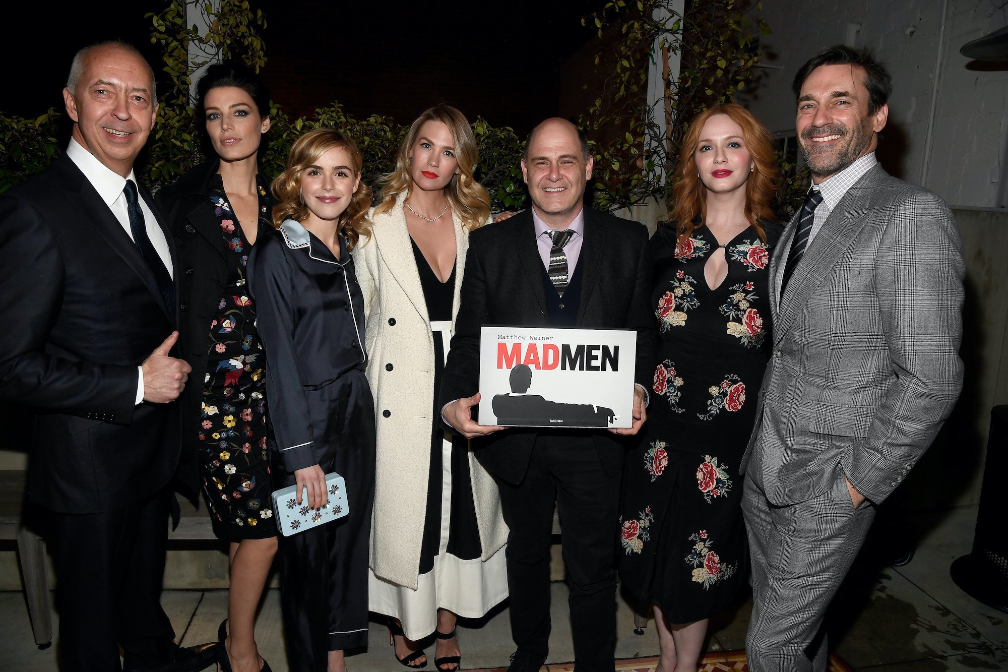 Mad Men cast members smiling