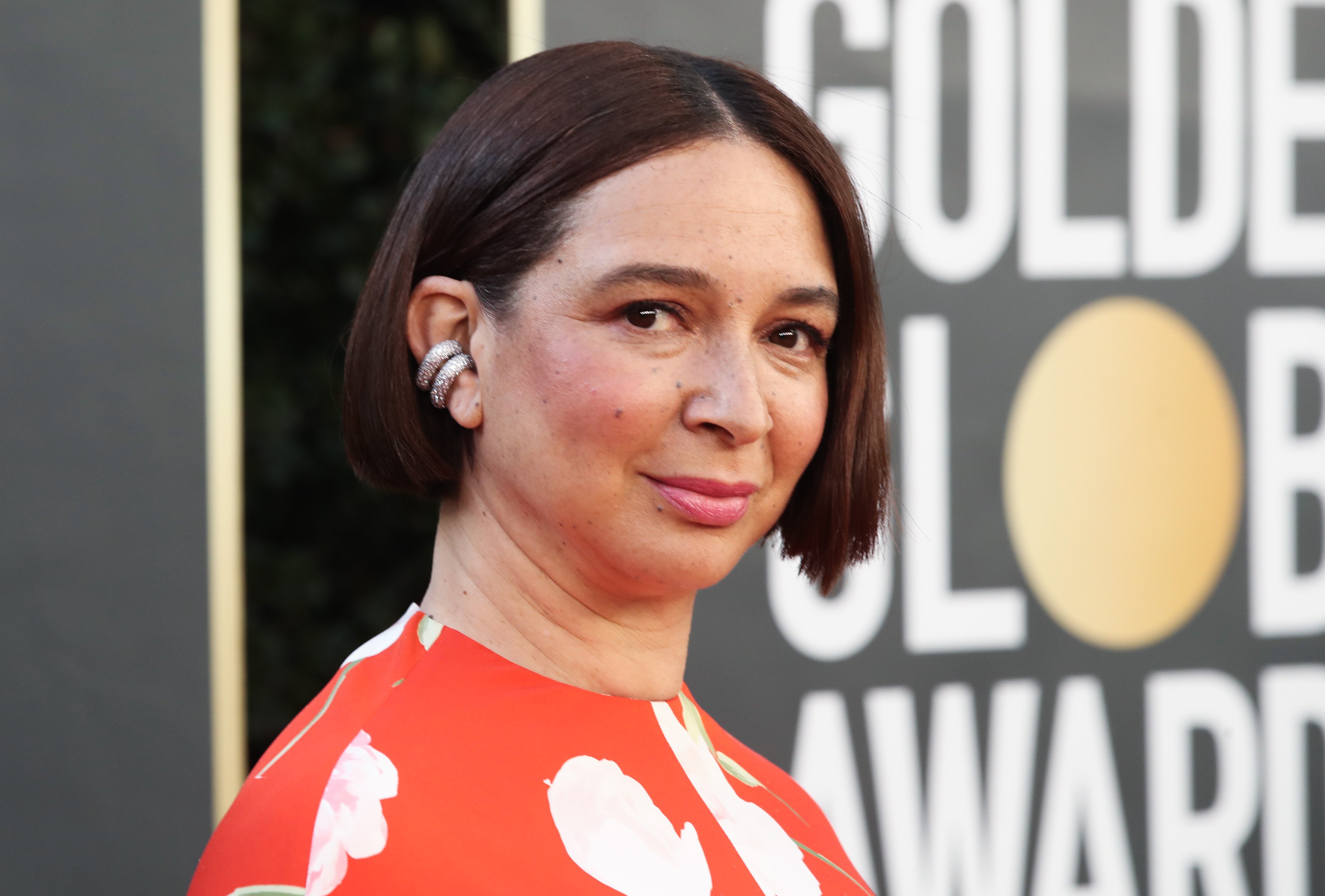 Maya Rudolph at the Golden Globes