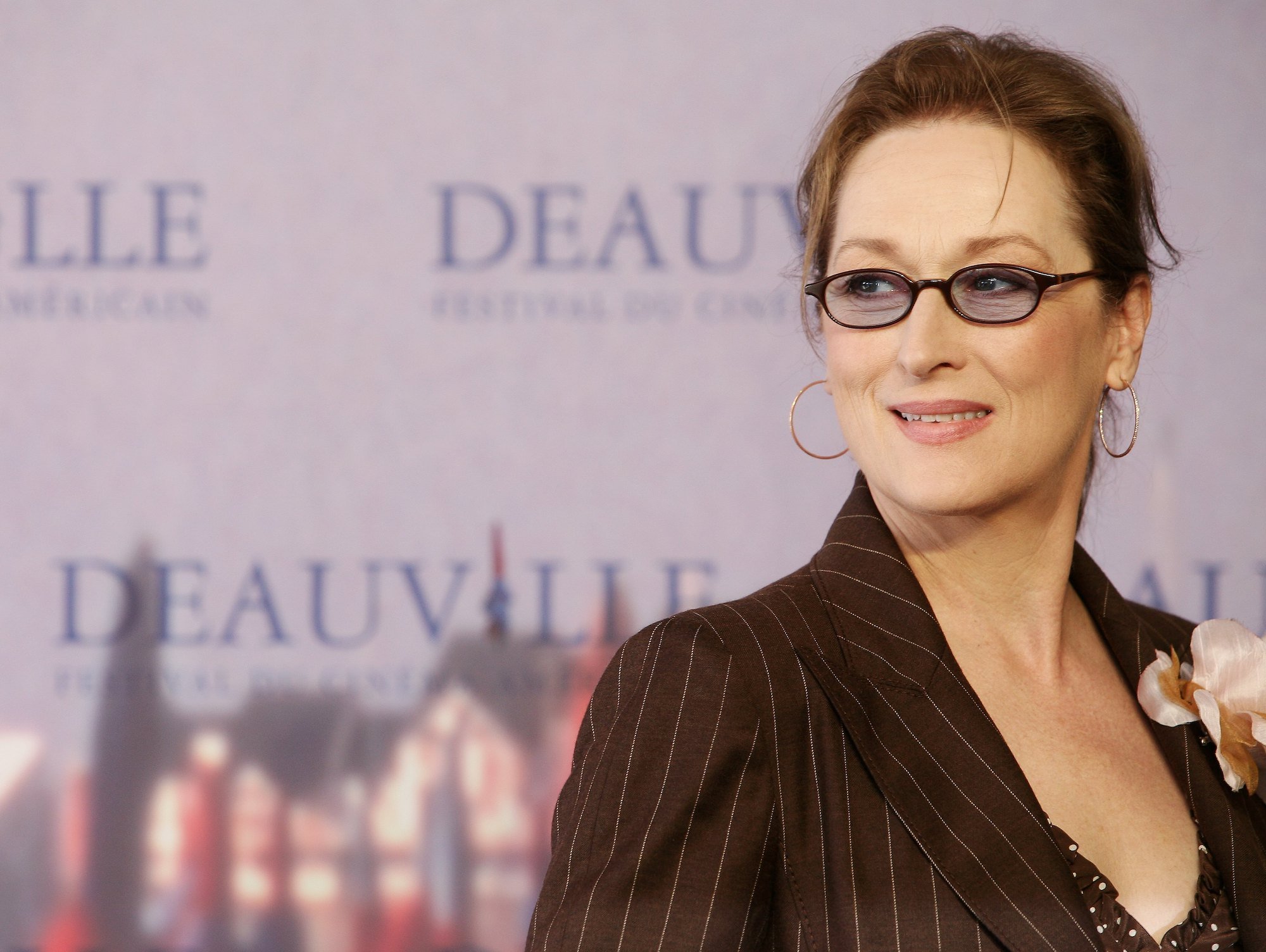 Meryl Streep poses at the photocall for The Devil wears Prada at the 32nd Deauville Festival Of American Film on September 9, 2006 in Deauville, France.