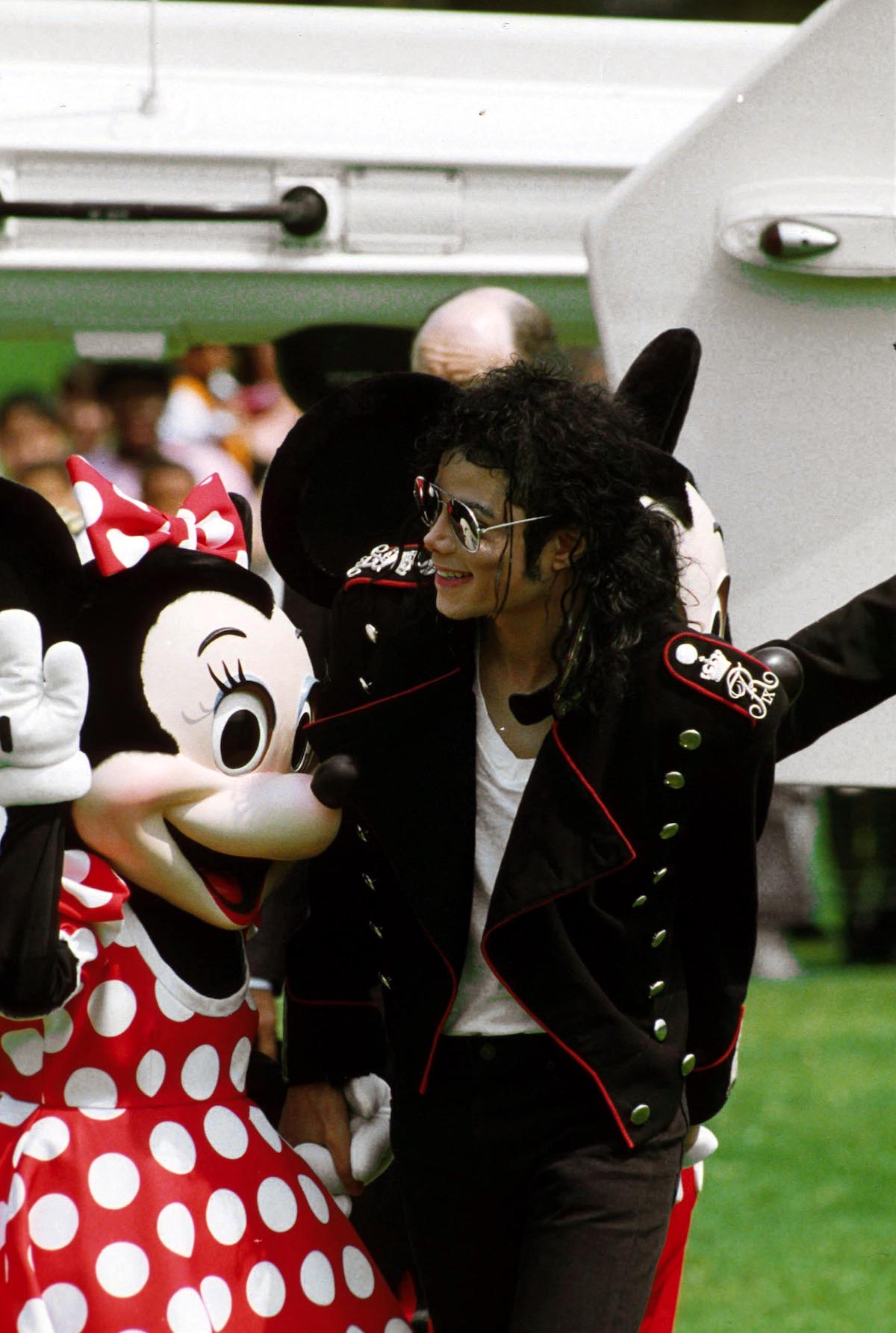 Michael Jackson with Minnie Mouse