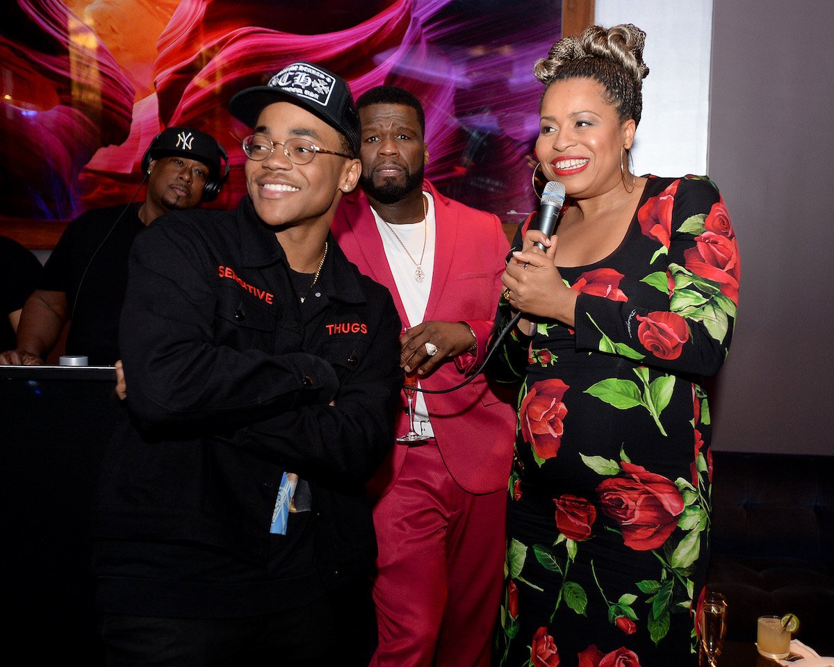 Michael Rainey Jr., Curtis "50 Cent" Jackson, and Courtney A. Kemp attend the Power Series Finale Episode Screening