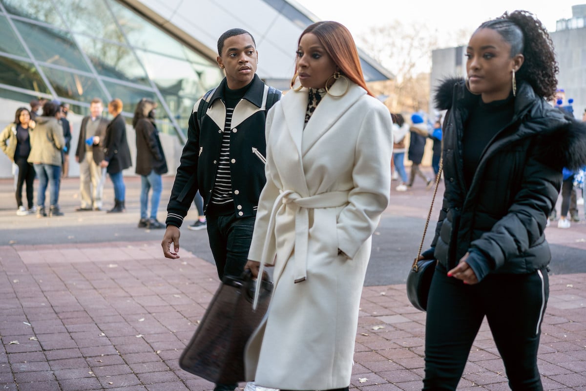 Michael Rainey Jr. as Tariq St. Patrick, Mary J. Blige as Monet Tejada and LaToya Tonodeo as Diana Tejada