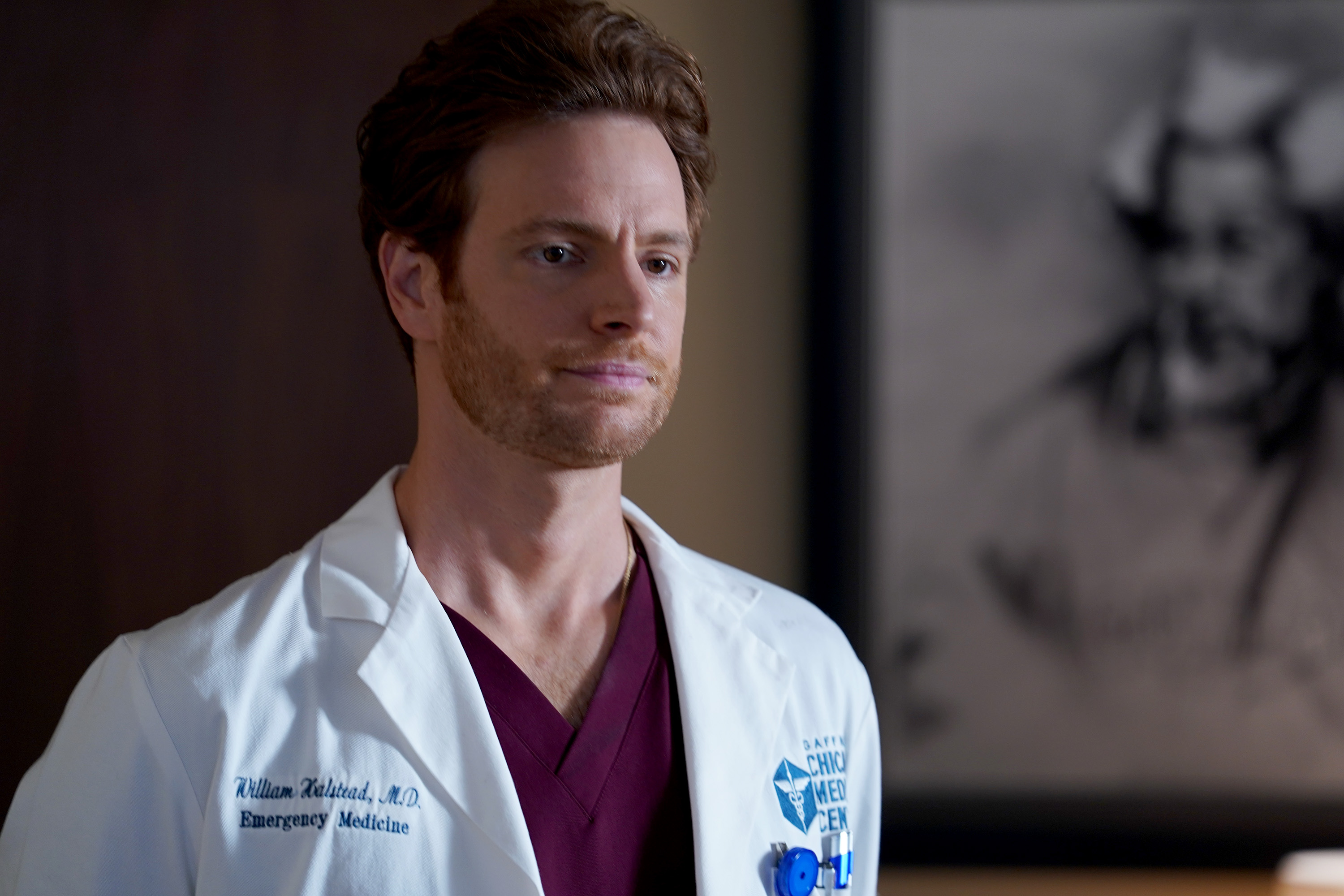Nick Gehlfuss as Dr. Will Halstead on 'Chicago Med'  