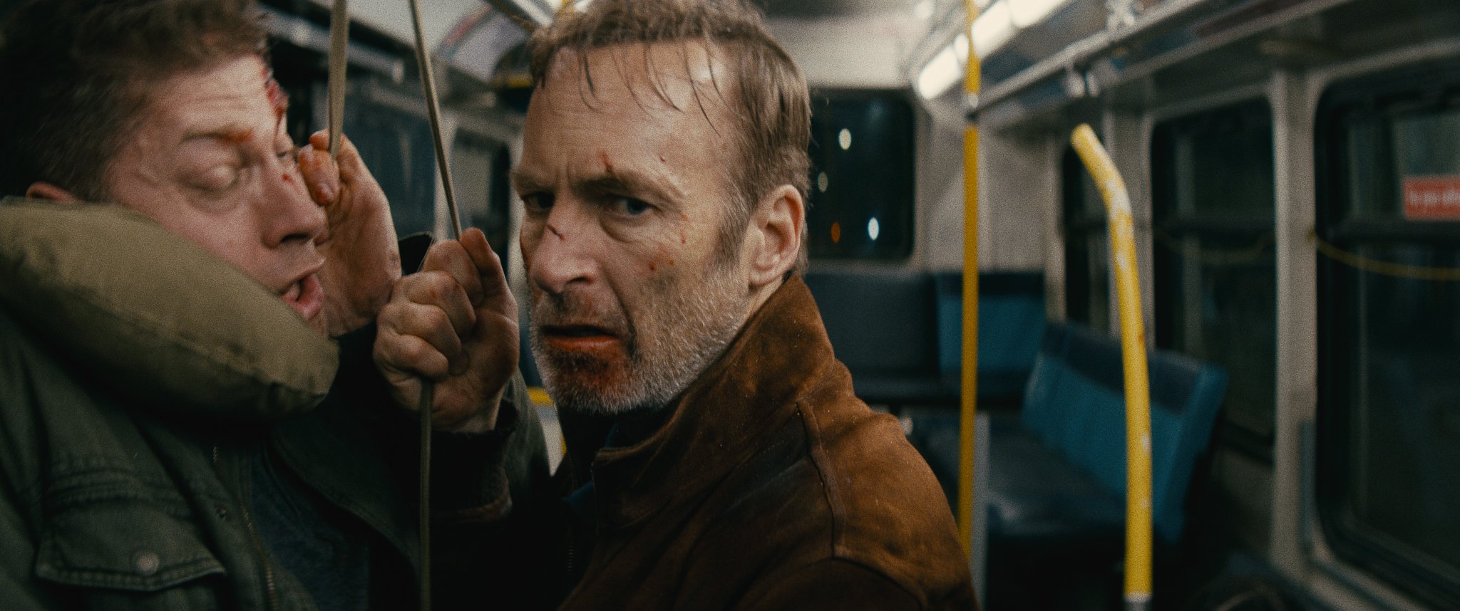 Nobody: Bob Odenkirk fights Alain Moussi on the bus