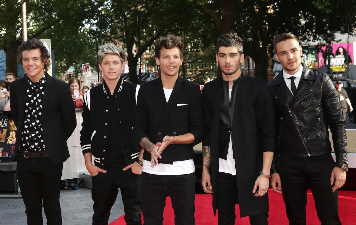 One Direction members at the 'This Is Us' movie premiere