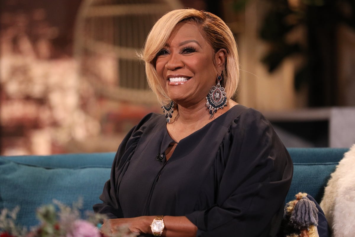 Patti LaBelle on the set of Busy Tonight 