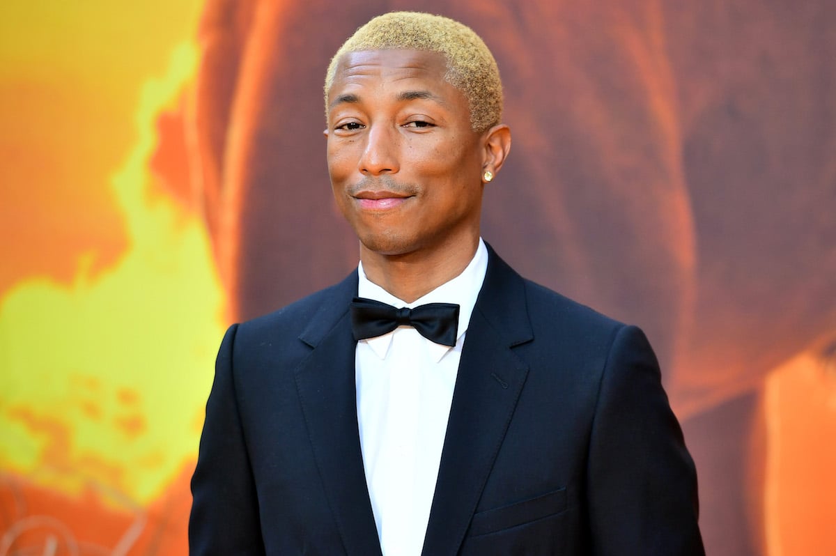 Pharrell Williams attends "The Lion King" European Premiere at Leicester Square on July 14, 2019 in London, England. 