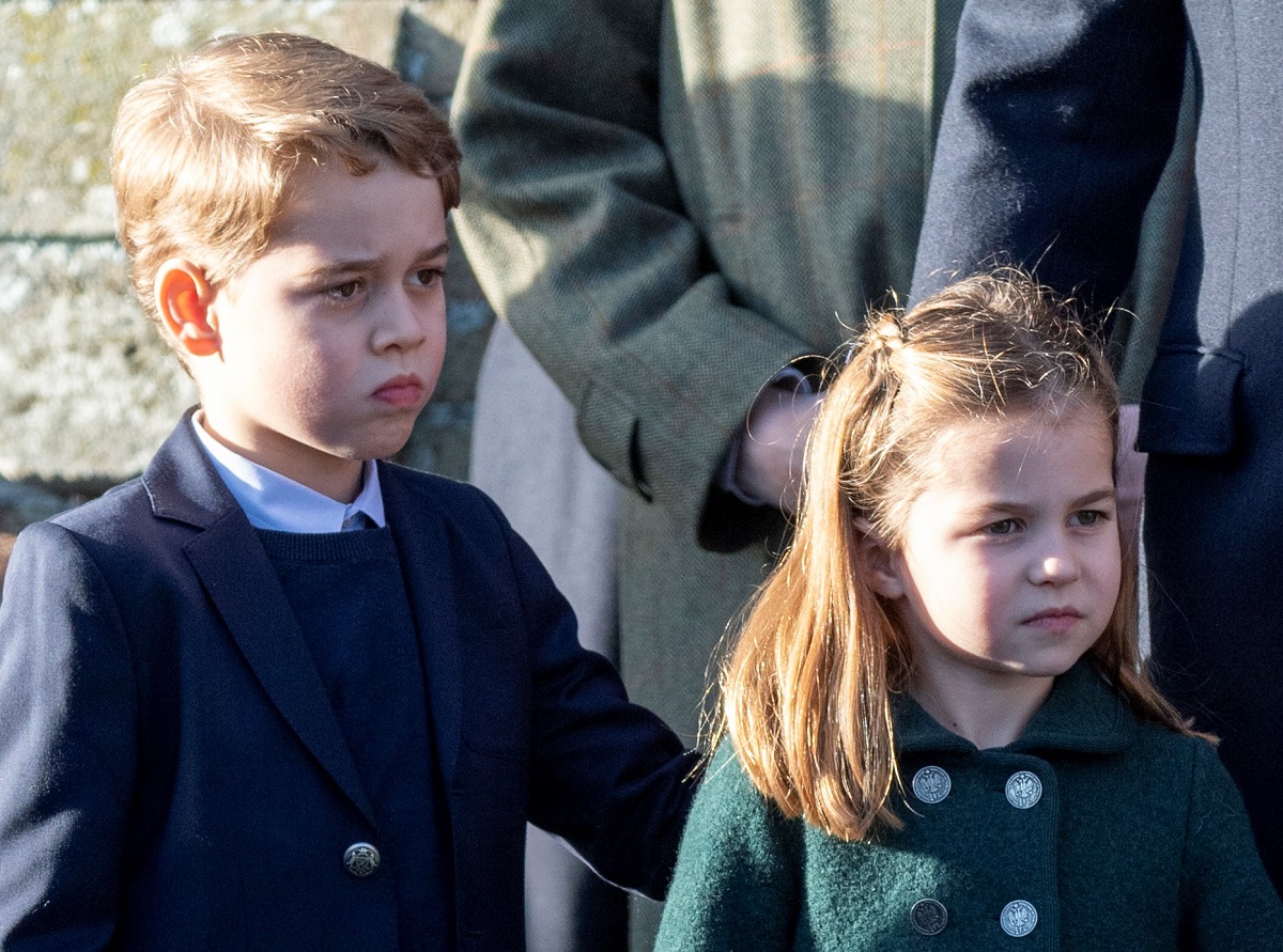 Prince George and Princess Charlotte attend Christmas Day church service on December 25, 2019