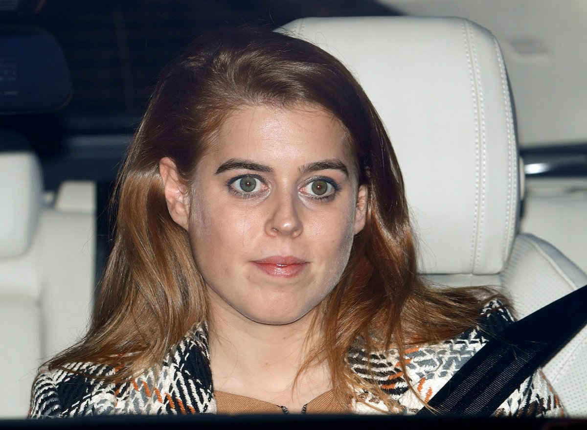 Princess Beatrice attending a Christmas lunch for members of the Royal Family at Buckingham Palace