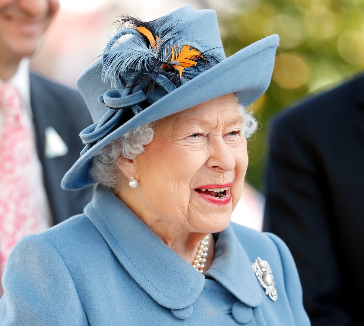 Queen Elizabeth II attends the QIPCO British Champions Day at Ascot Racecourse