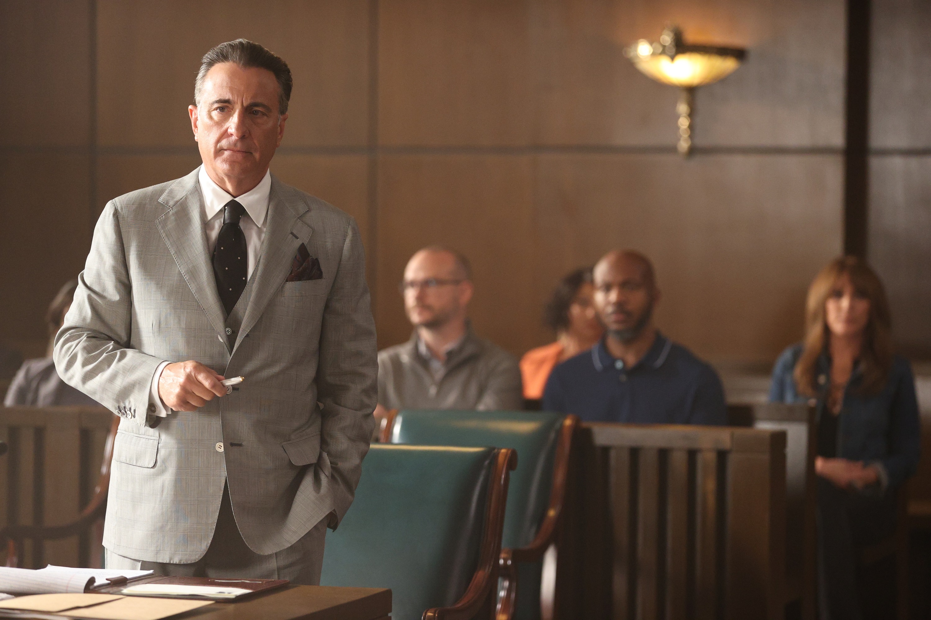 Rebel TV Series Episode 8 with Andy Garcia in the courtroom