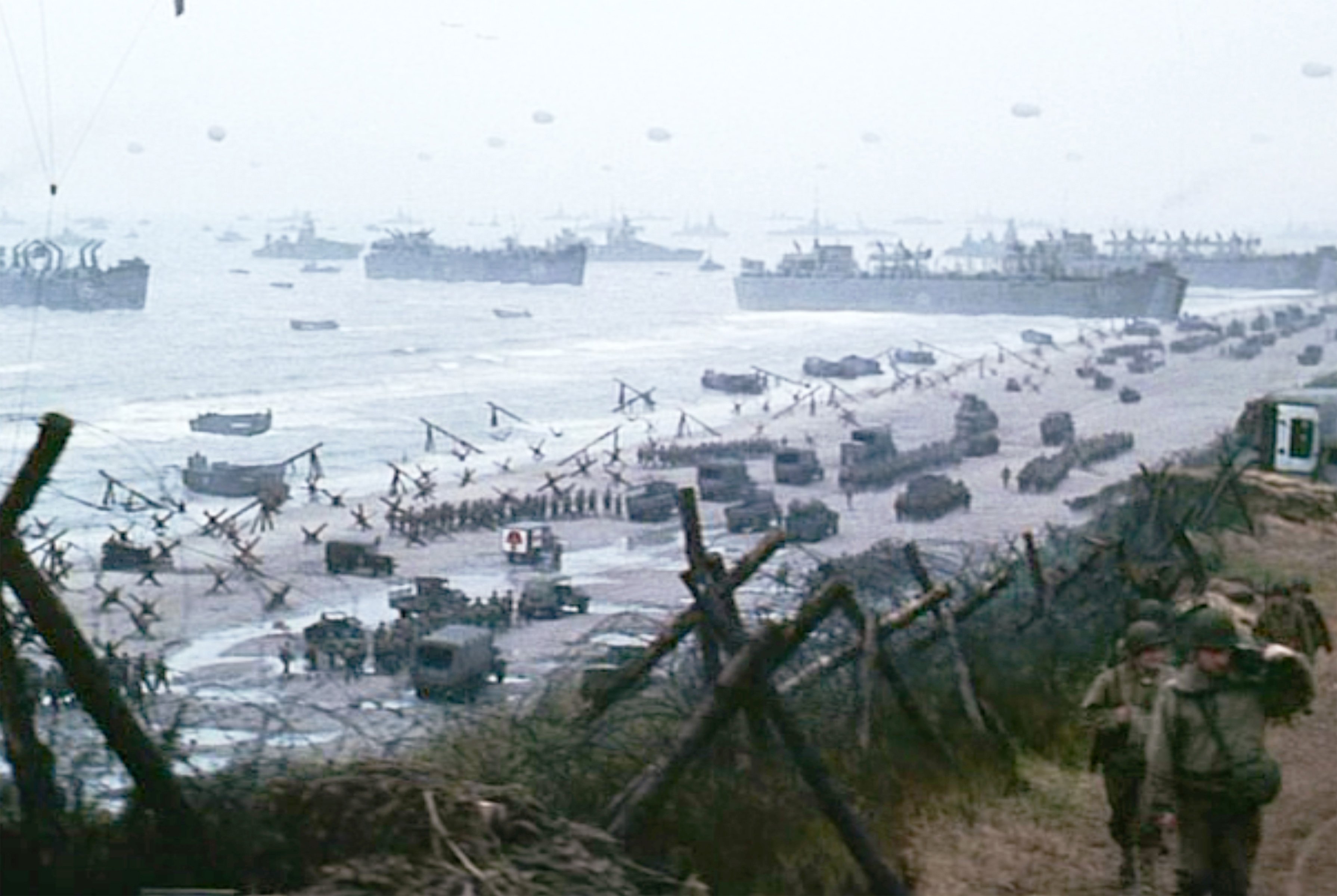 Saving Private Ryan recreates D-Day on Omaha Beach