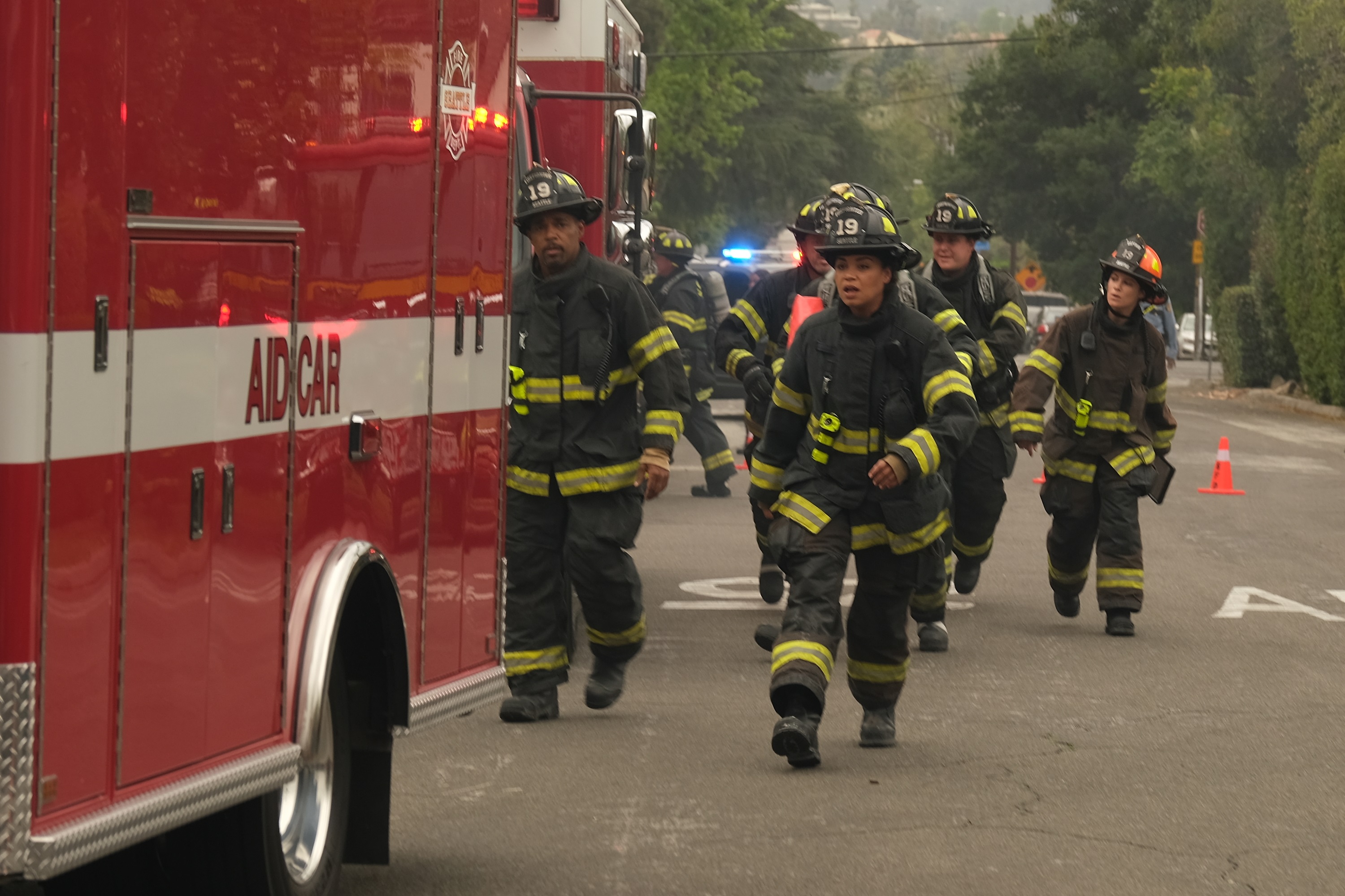 In the Station 19 Season 4 finale the firefighters head to fight another fire