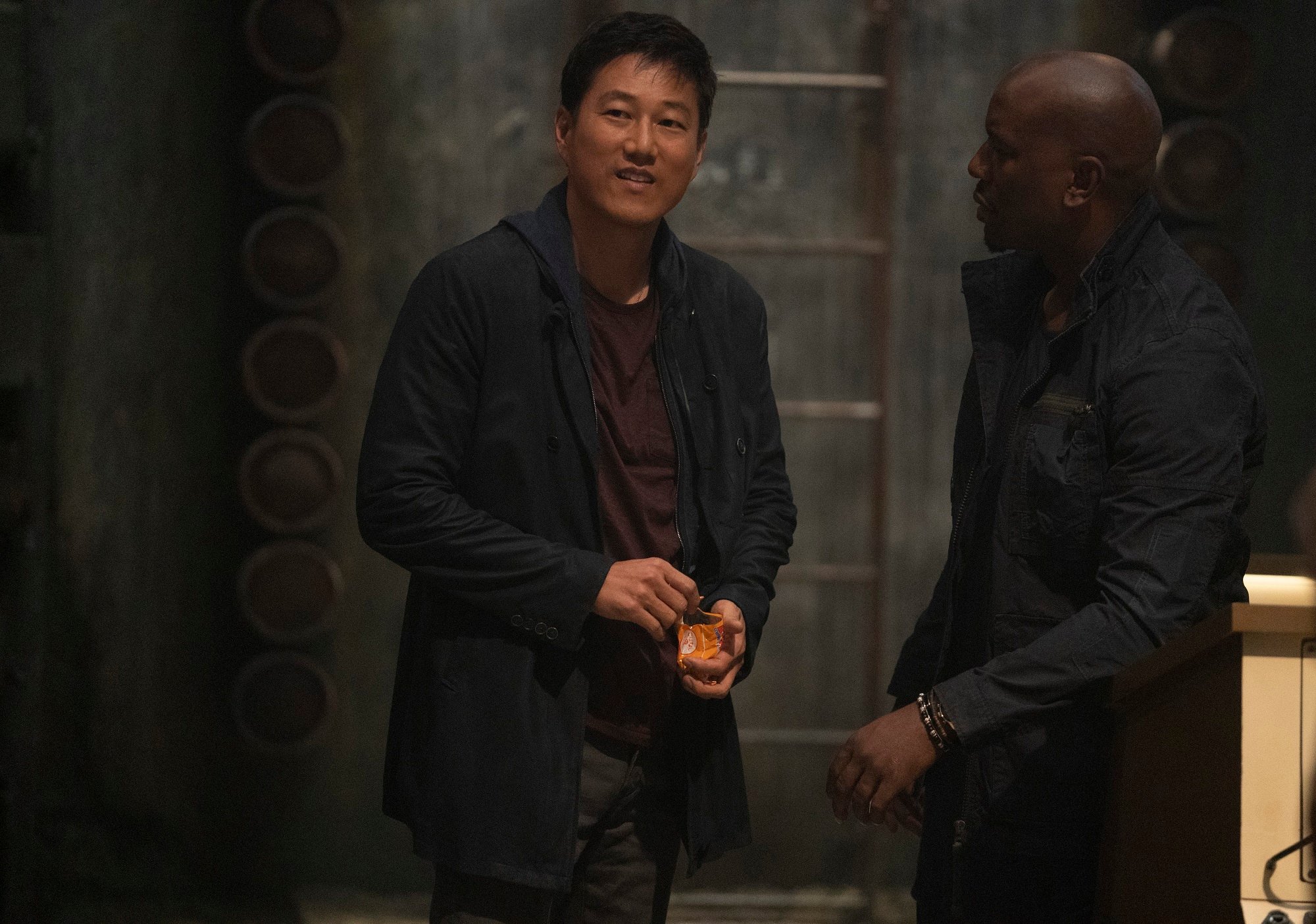 Sung Kang and Tyrese Gibson in F9