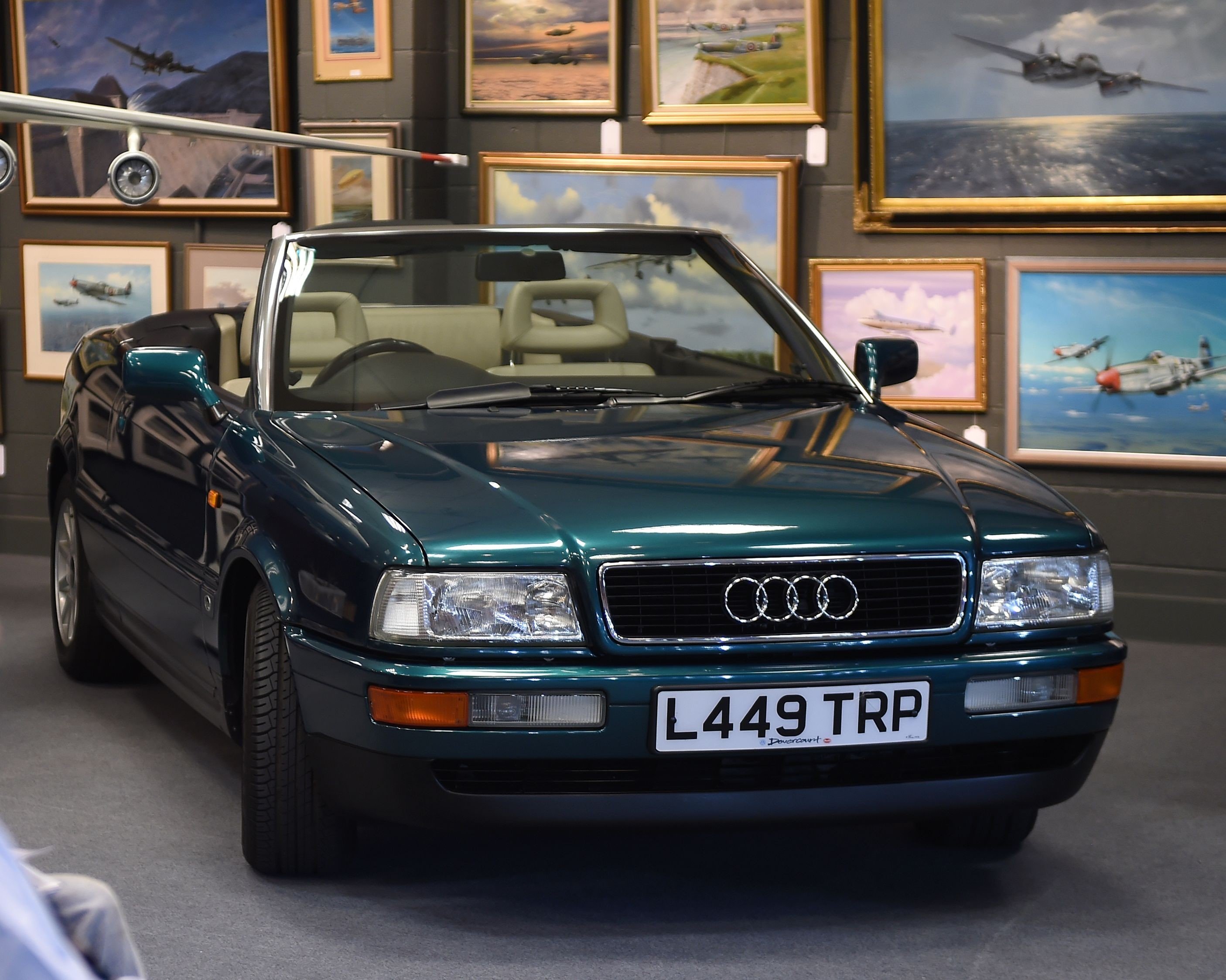 The dark green convertible Audi used by Diana, Princess of Wales