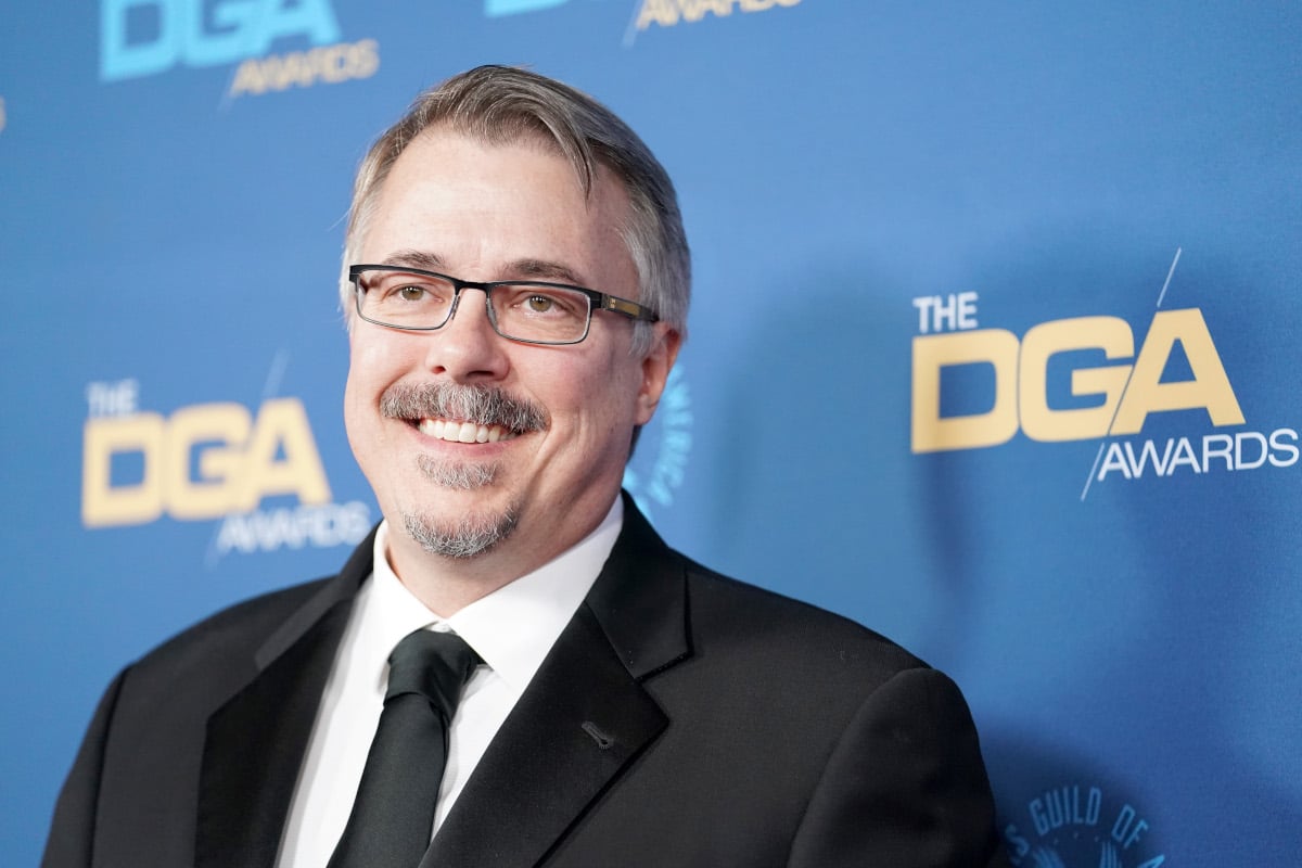 'Breaking Bad' creator Vince Gilligan smiling in black suit and tie at the 72nd annual Directors Guild Awards