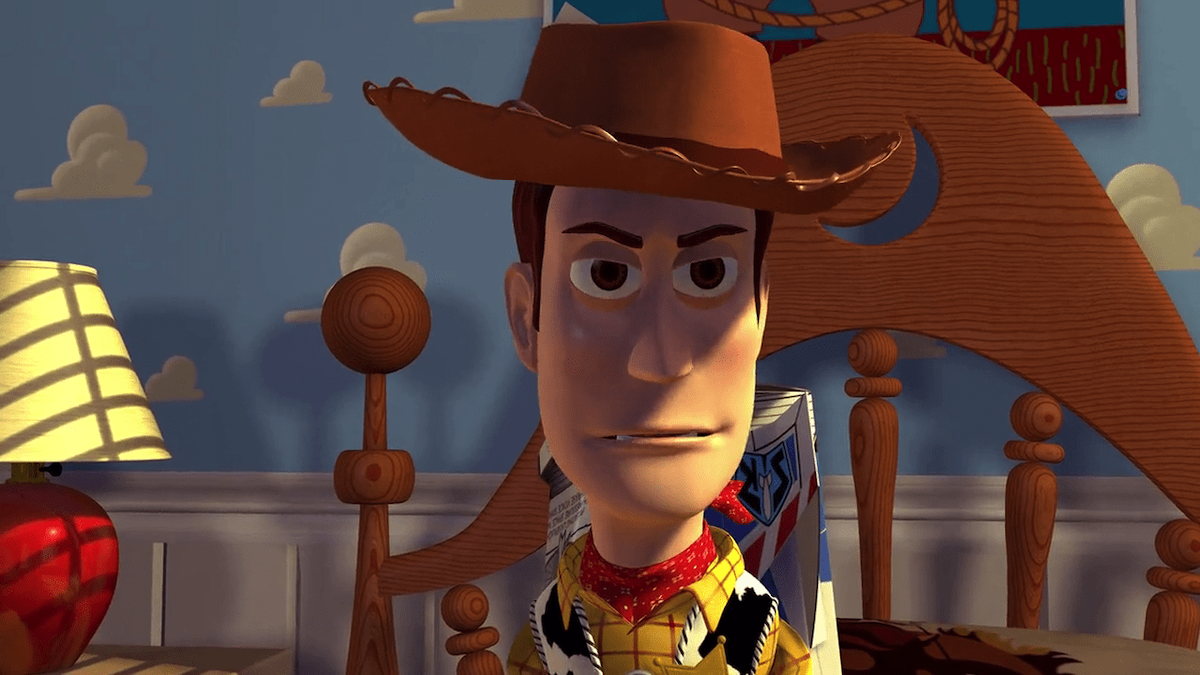 Woody looks on upset in 'Toy Story' | Disney