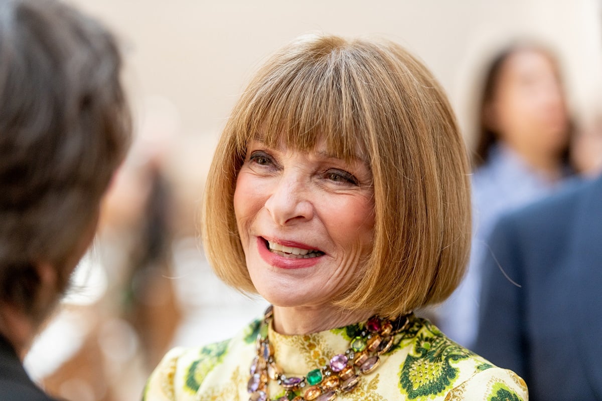 Anna Wintour attends the 2019 Met Gala Celebrating Camp: Notes On Fashion press preview at The Metropolitan Museum of Art on May 06, 2019 in New York City.