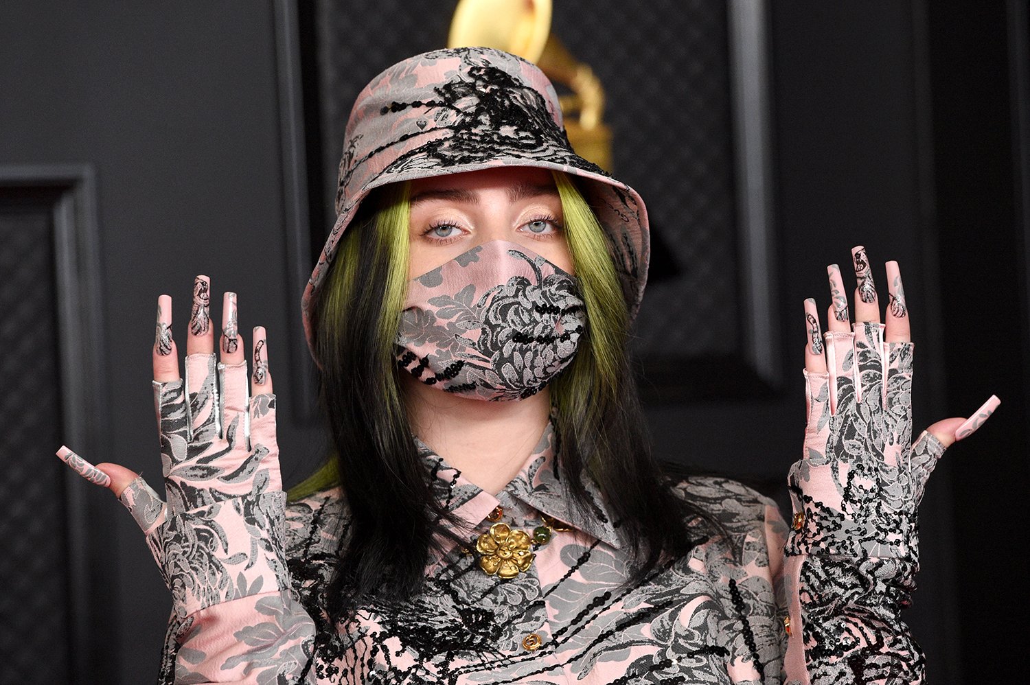 Billie Eilish attends the 63rd Annual Grammy Awards in 2021