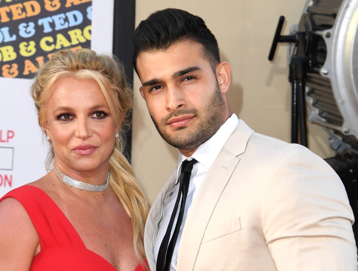 Britney Spears and Sam Asghari at the ‘Once Upon A Time...In Hollywood’ Los Angeles premiere