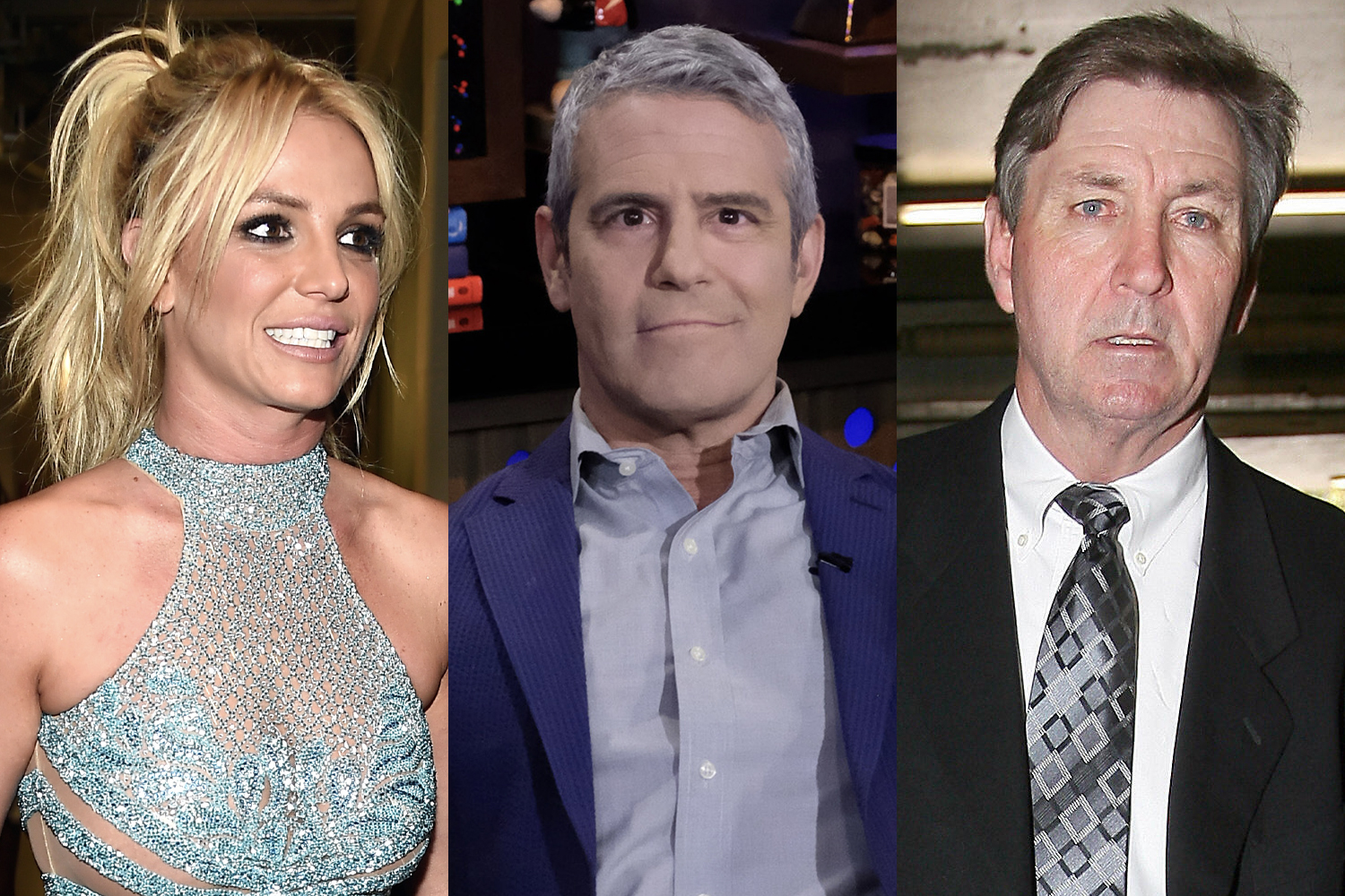 Britney Spears, Andy Cohen, and Jamie Spears